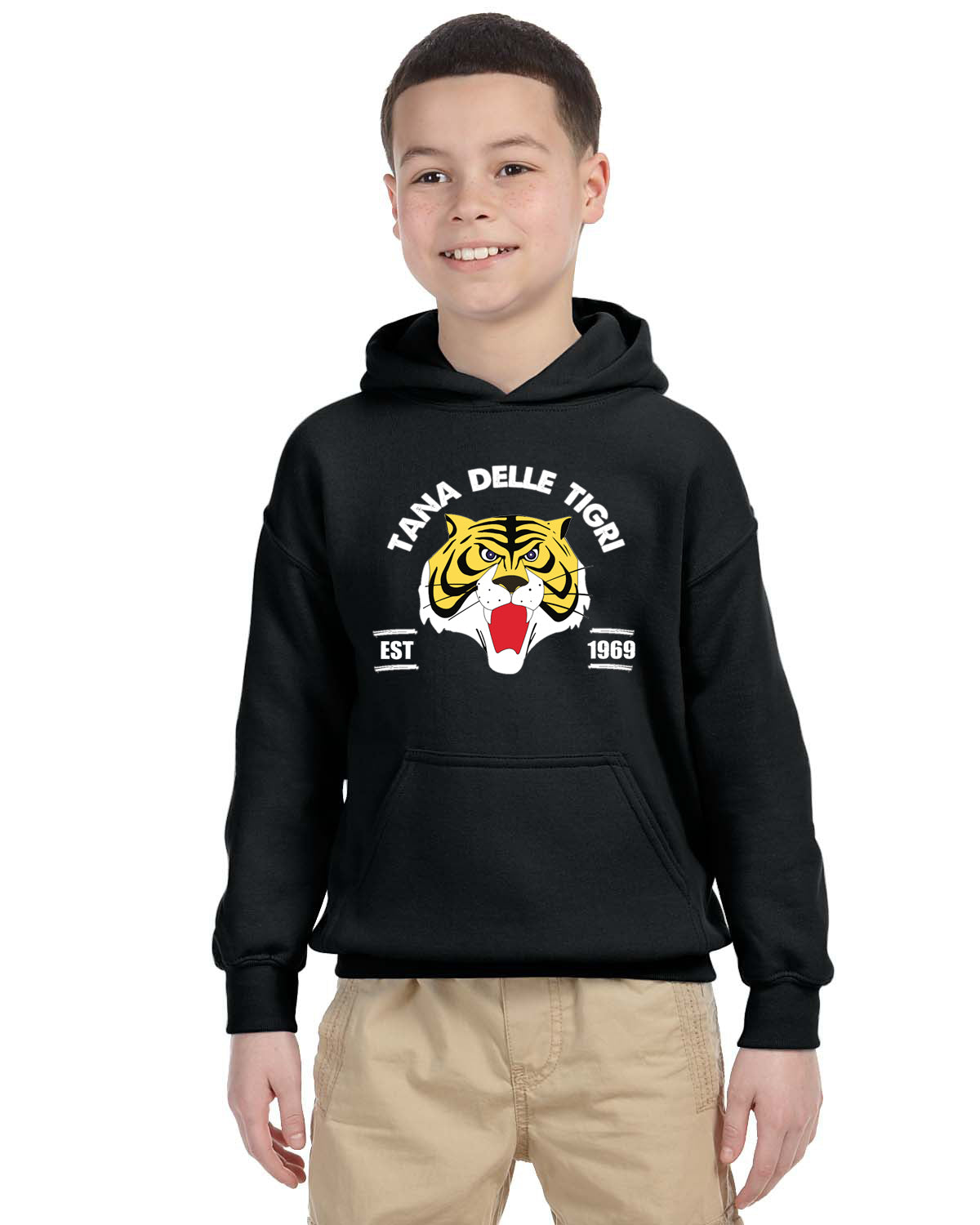 Felpa Uomo Tigre - Tana delle Tigri Est. 1969