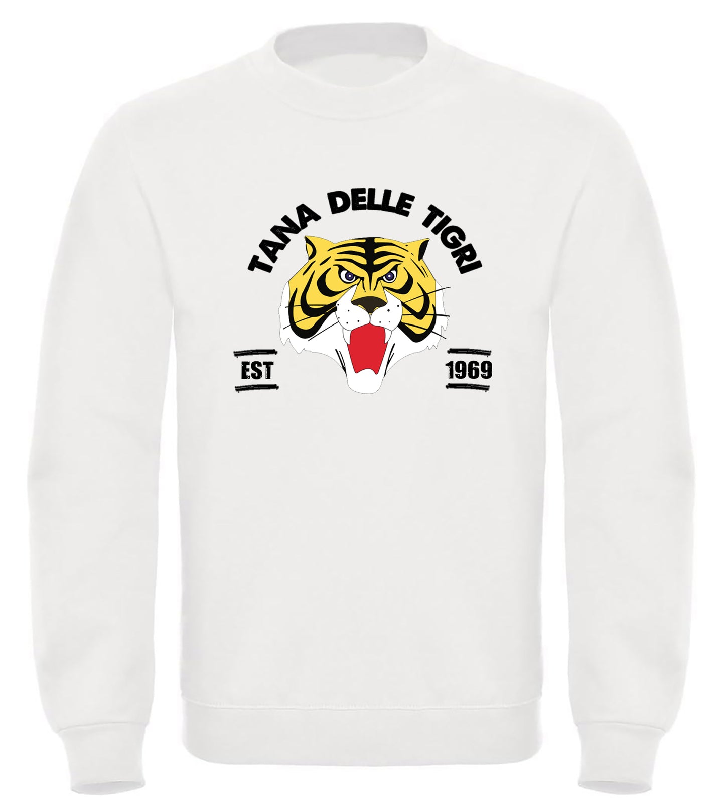 Felpa Uomo Tigre - Tana delle Tigri Est. 1969