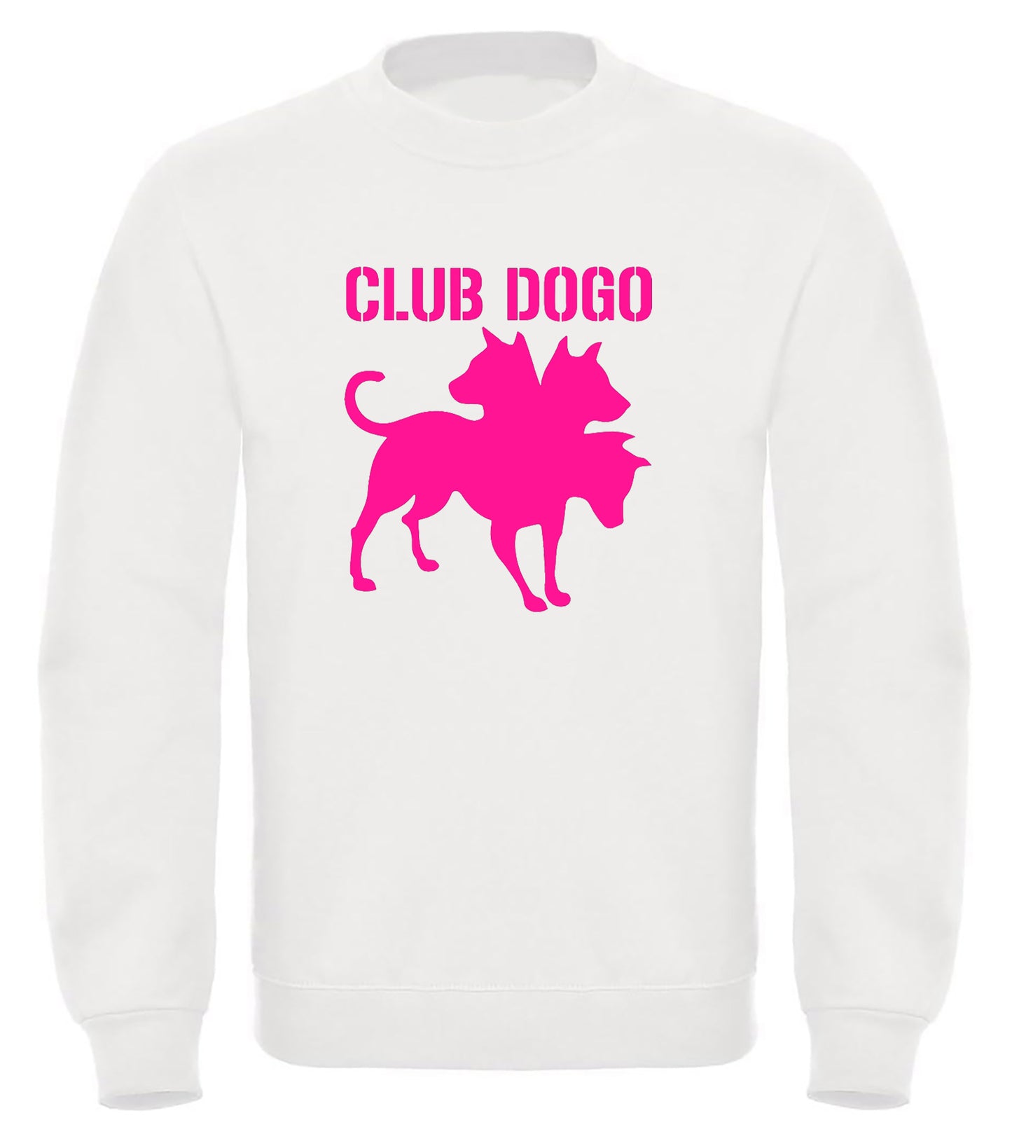 Felpa dei Club Dogo Rosa Fluo