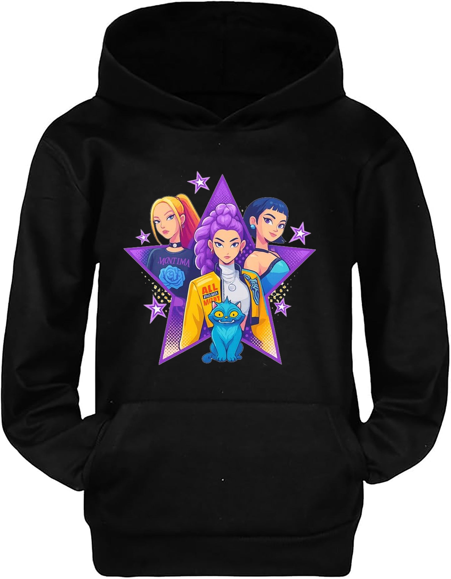 Felpa delle Huntrix - Mira, Zoey e Rumi v.5