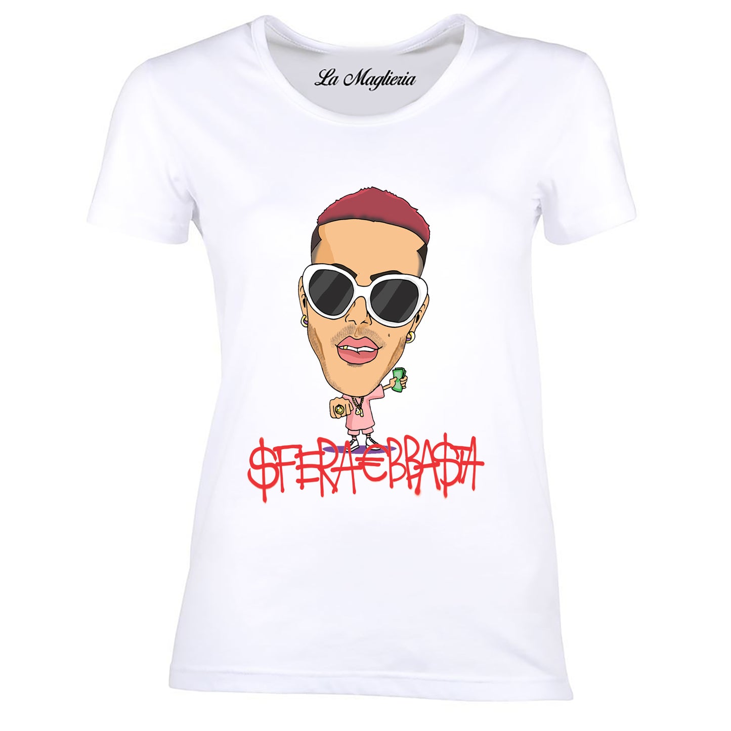 Maglietta fumetto Sfera Ebbasta BHMG