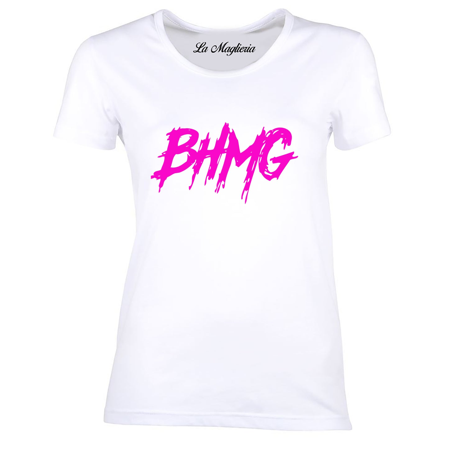 Maglietta Sfera Ebbasta BHMG stampa fluo