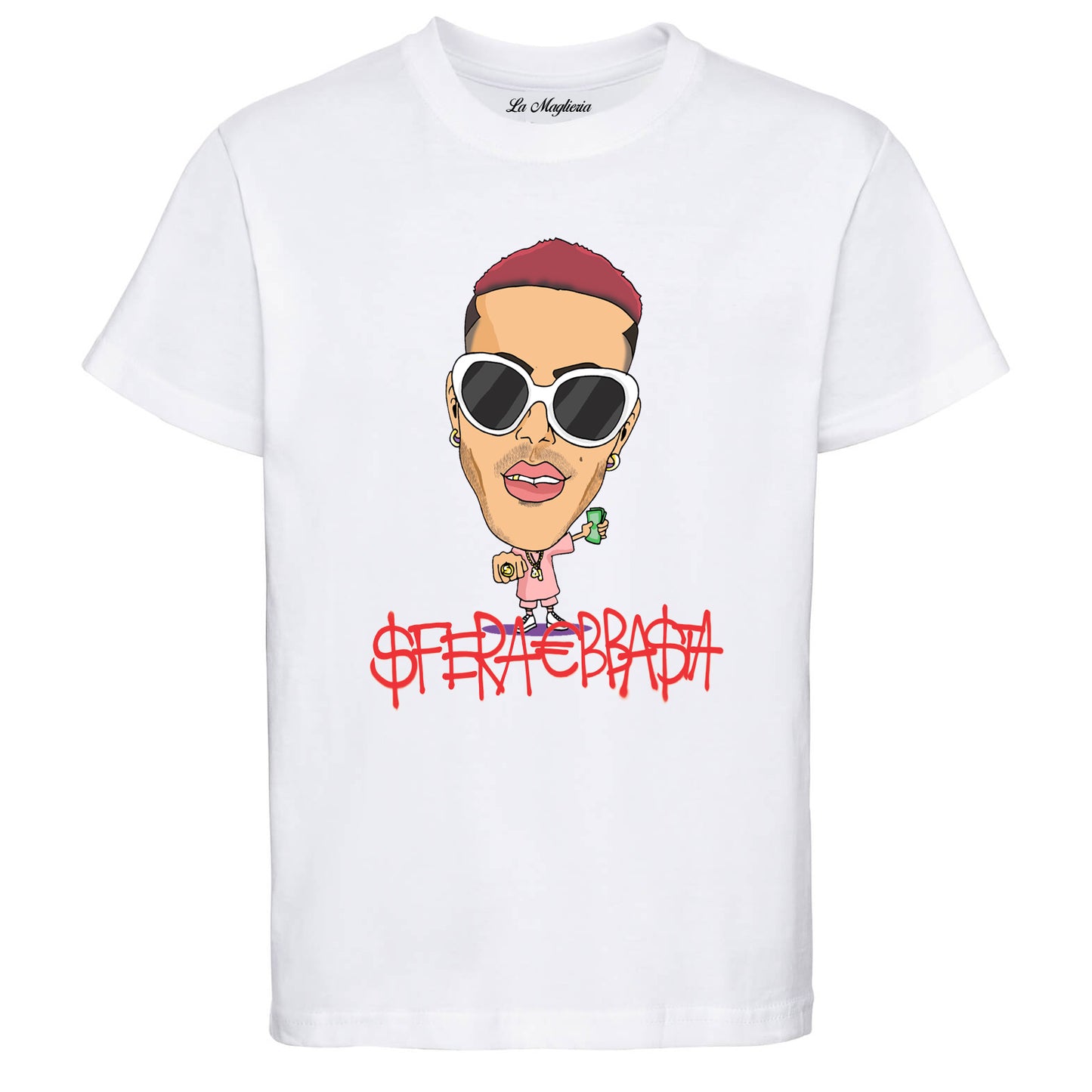 Maglietta fumetto Sfera Ebbasta BHMG