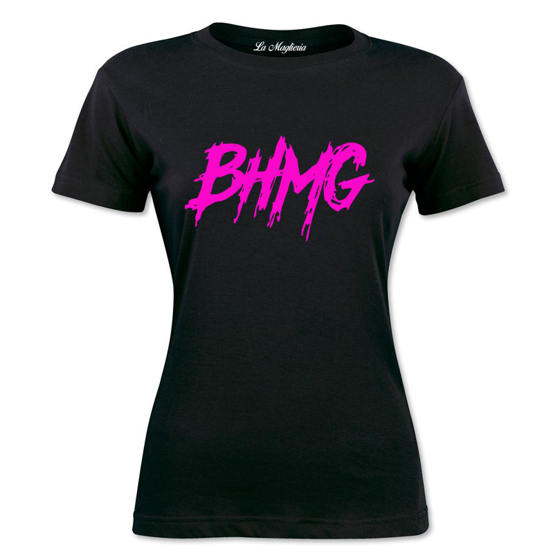 Maglietta Sfera Ebbasta BHMG stampa fluo