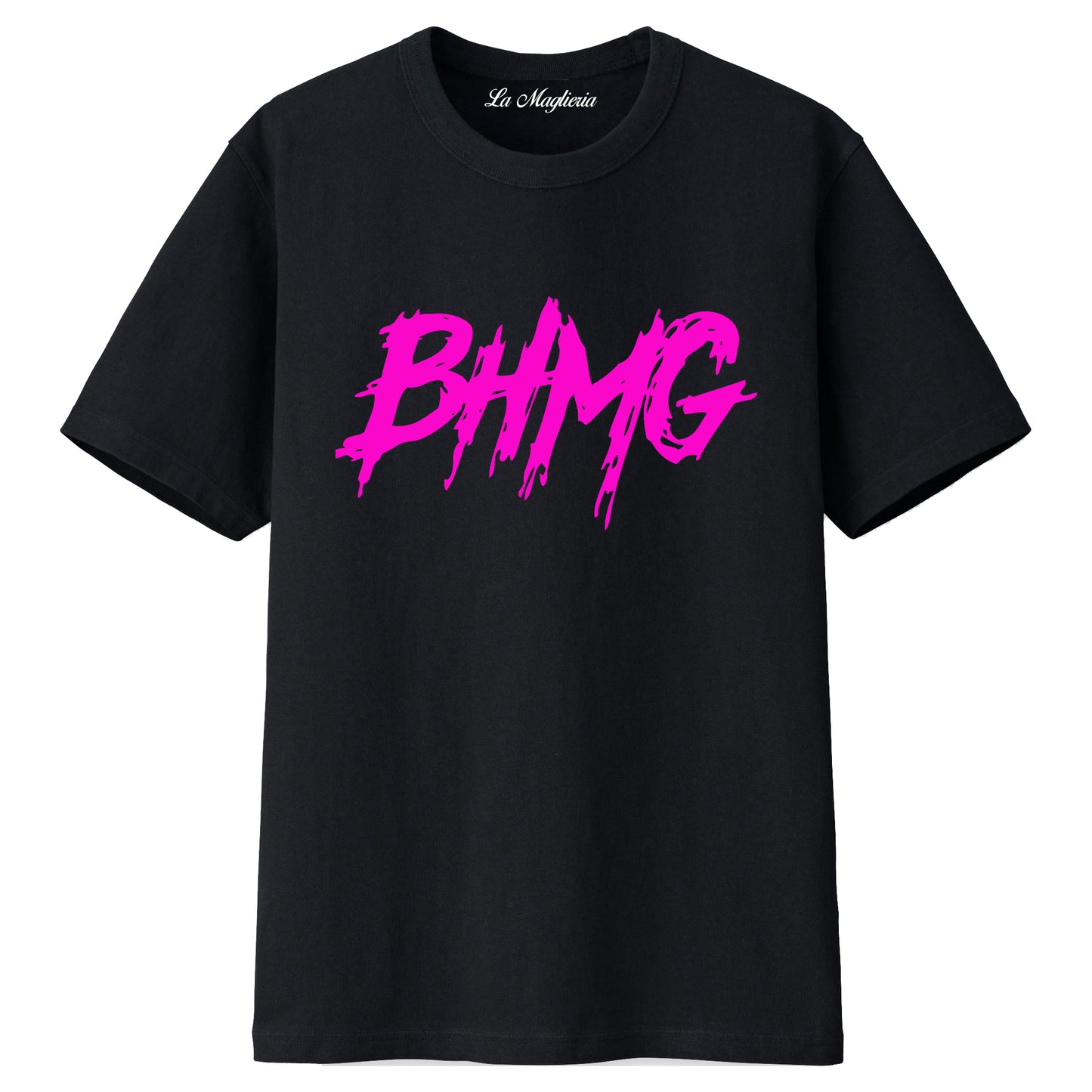 Maglietta Sfera Ebbasta BHMG stampa fluo