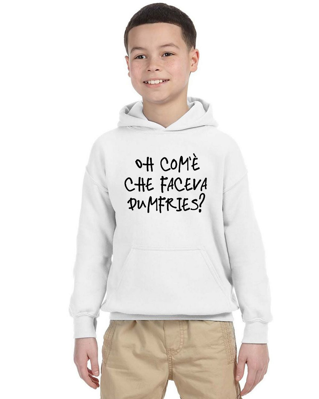 Felpa "Oh com'è che faceva Dumfries?"