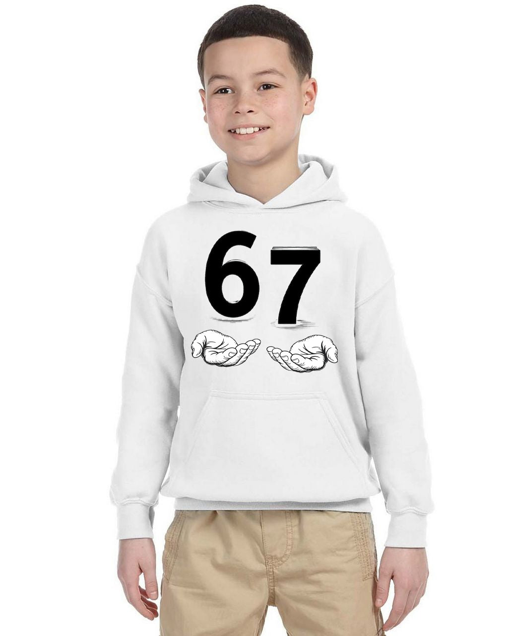 Felpa 6-7 Meme Six Seven bambini