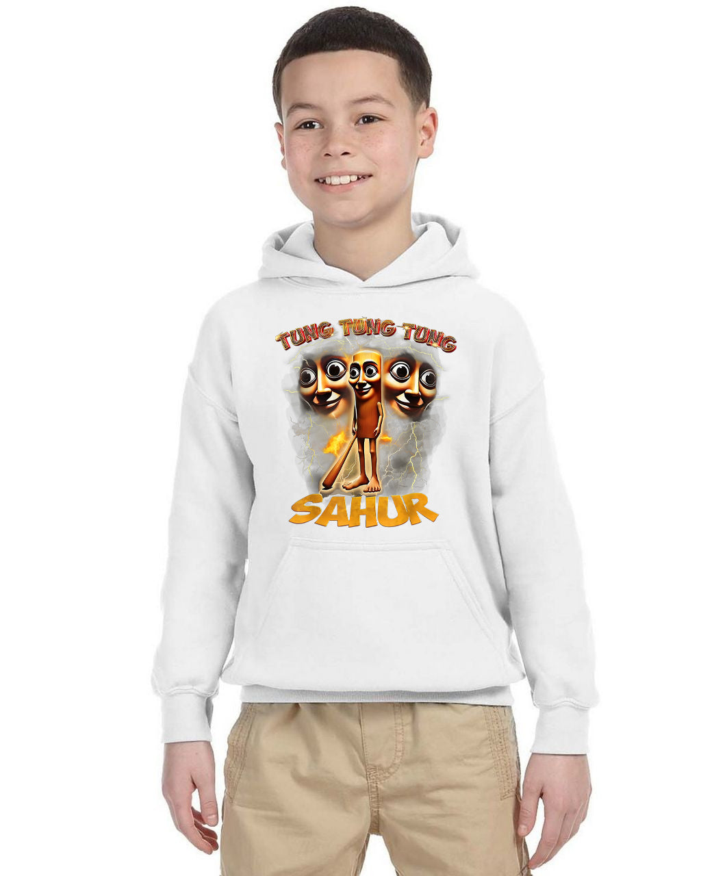 Felpa dei Brain Rot - Tung Tung Sahur