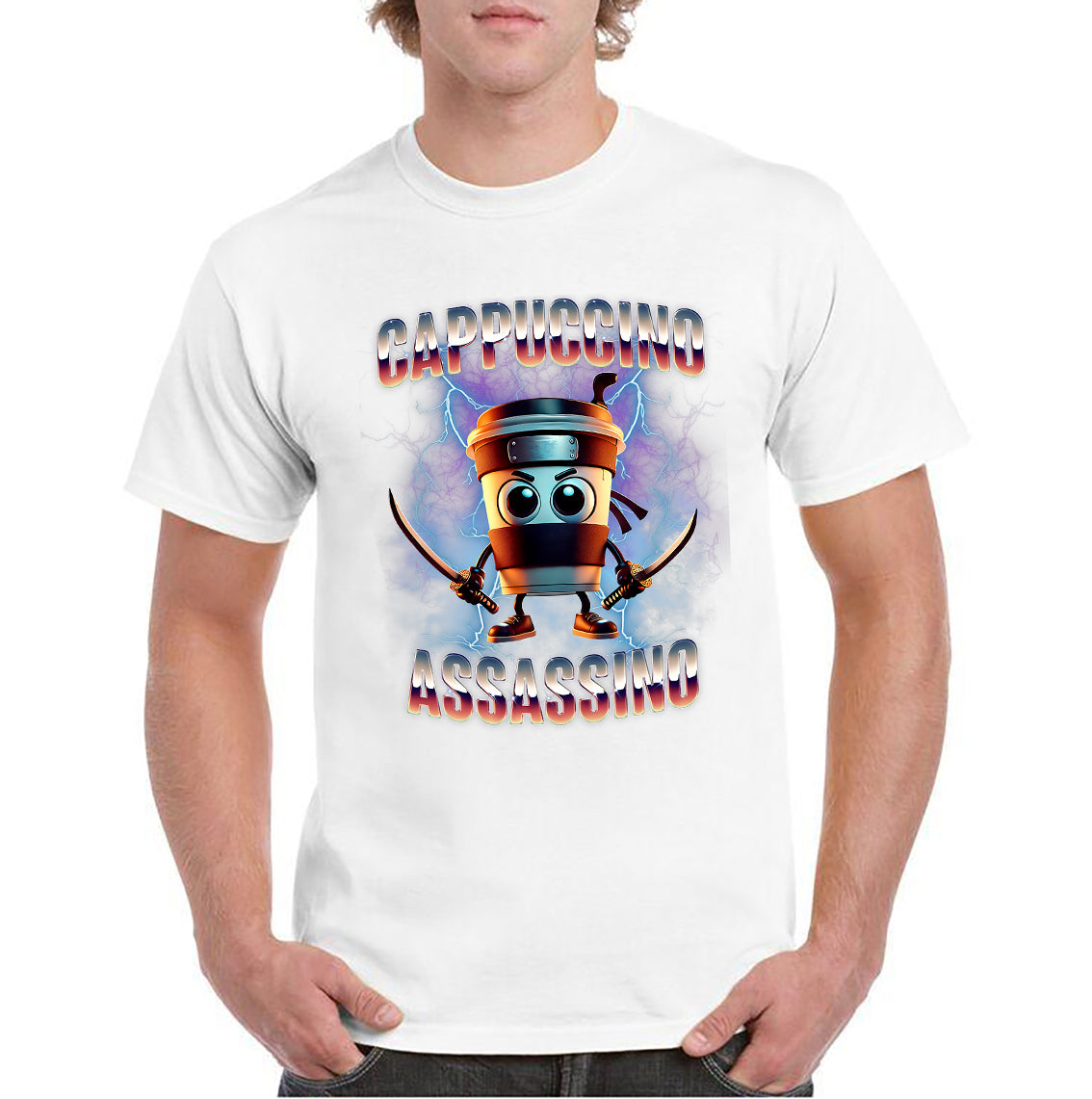 Maglietta dei Brain Rot - Cappuccino Assassino