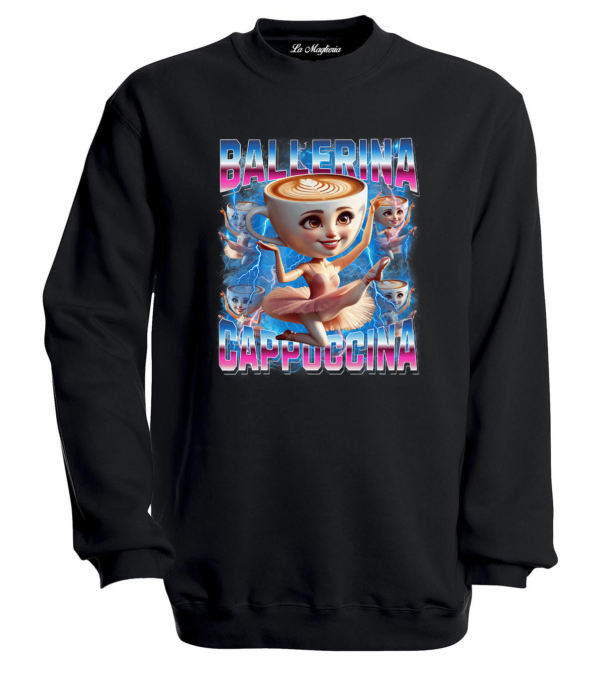 Felpa dei Brain Rot - Ballerina Cappuccina