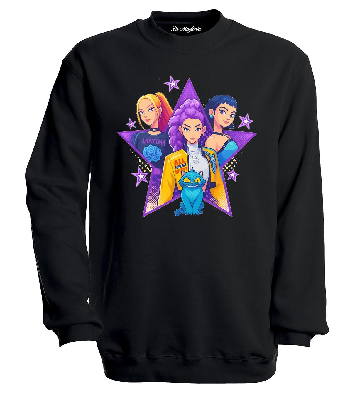 Felpa delle Huntrix - Mira, Zoey e Rumi v.5