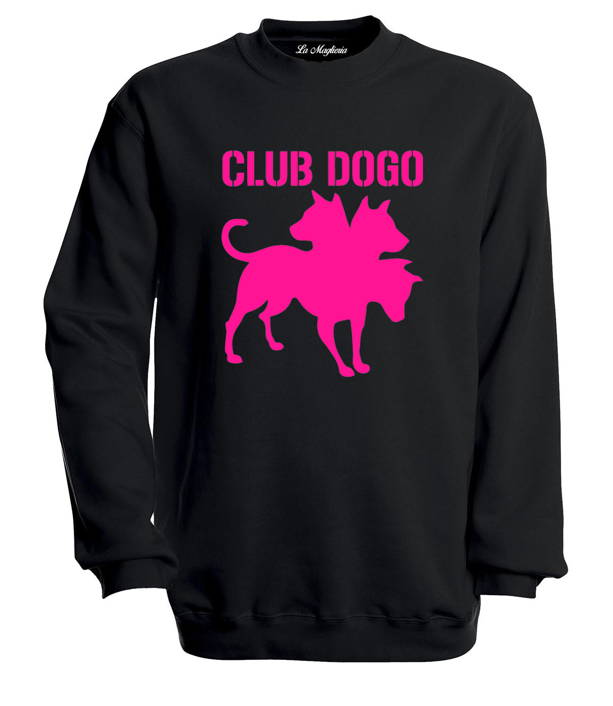 Felpa dei Club Dogo Rosa Fluo