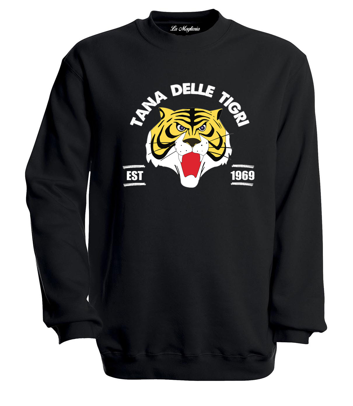 Felpa Uomo Tigre - Tana delle Tigri Est. 1969