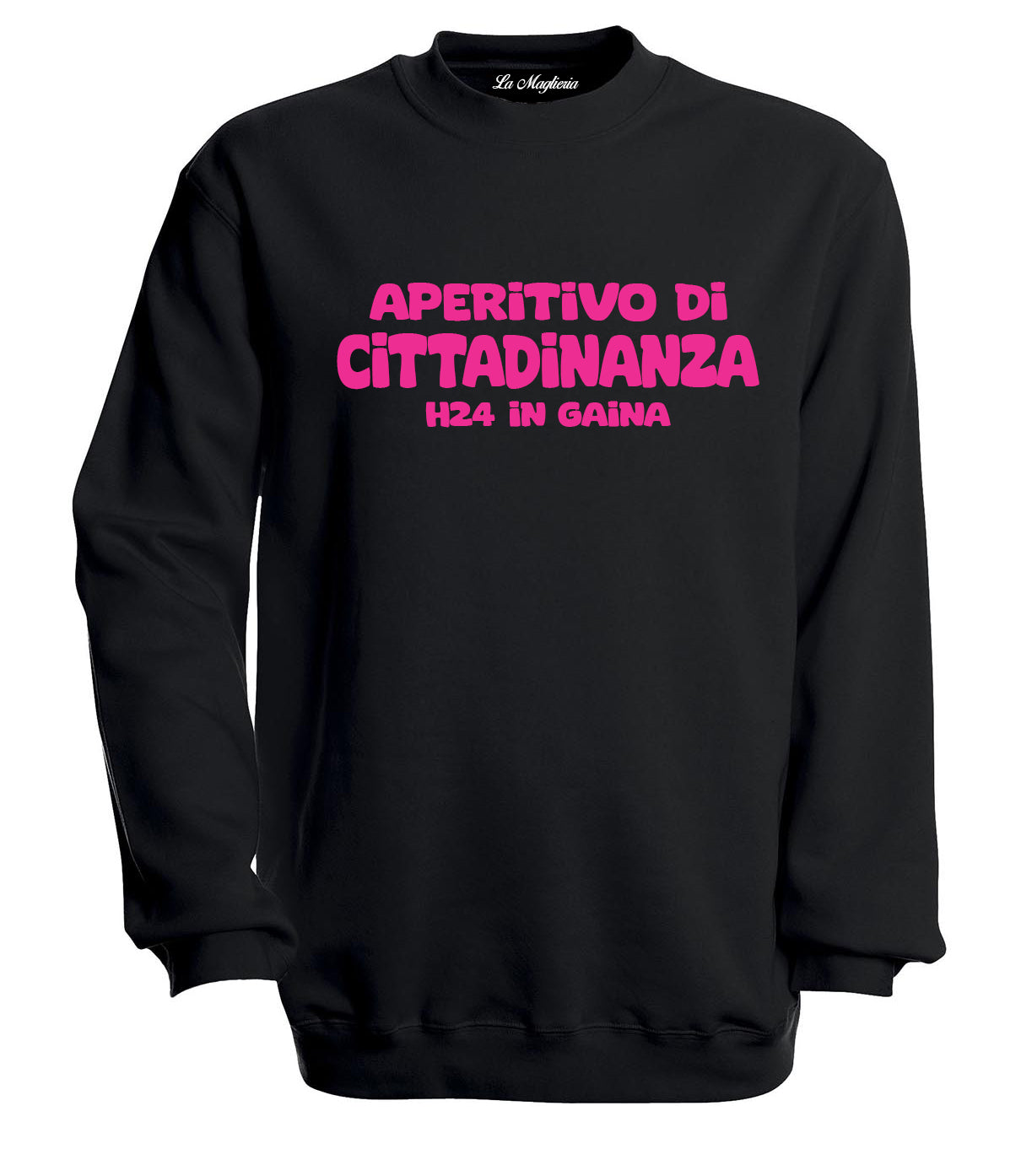 Felpa APERITIVO DI CITTADINANZA di Filippo Champagne e Nevio Lo Stirato LIMITED EDITION