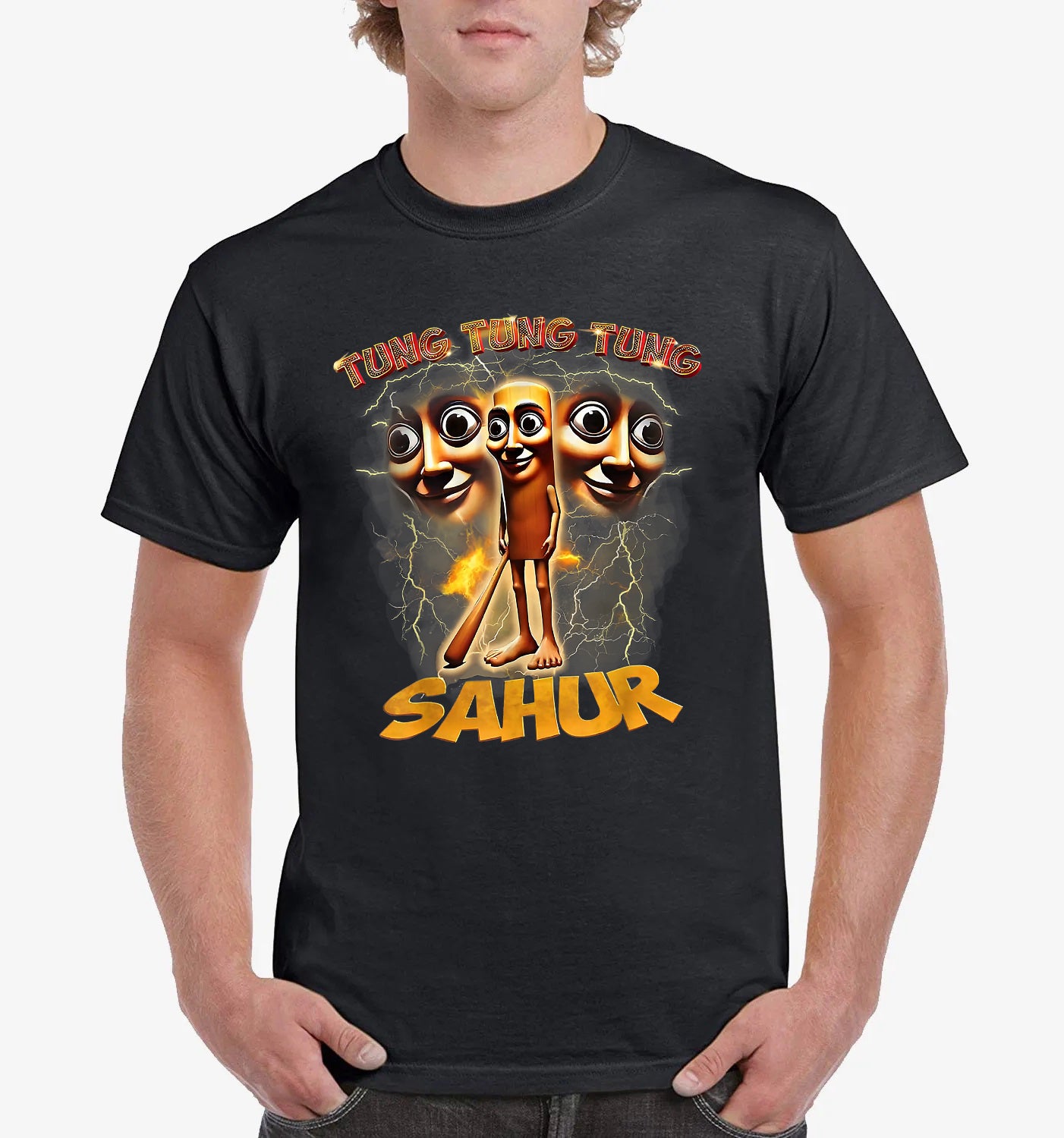 Maglietta dei Brain Rot - Tung Tung Sahur