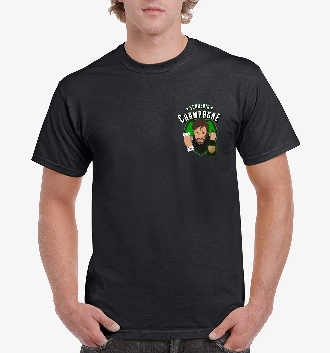 Maglietta Scuderia Champagne - Filippo Champagne e Nevio Lo Stirato v2