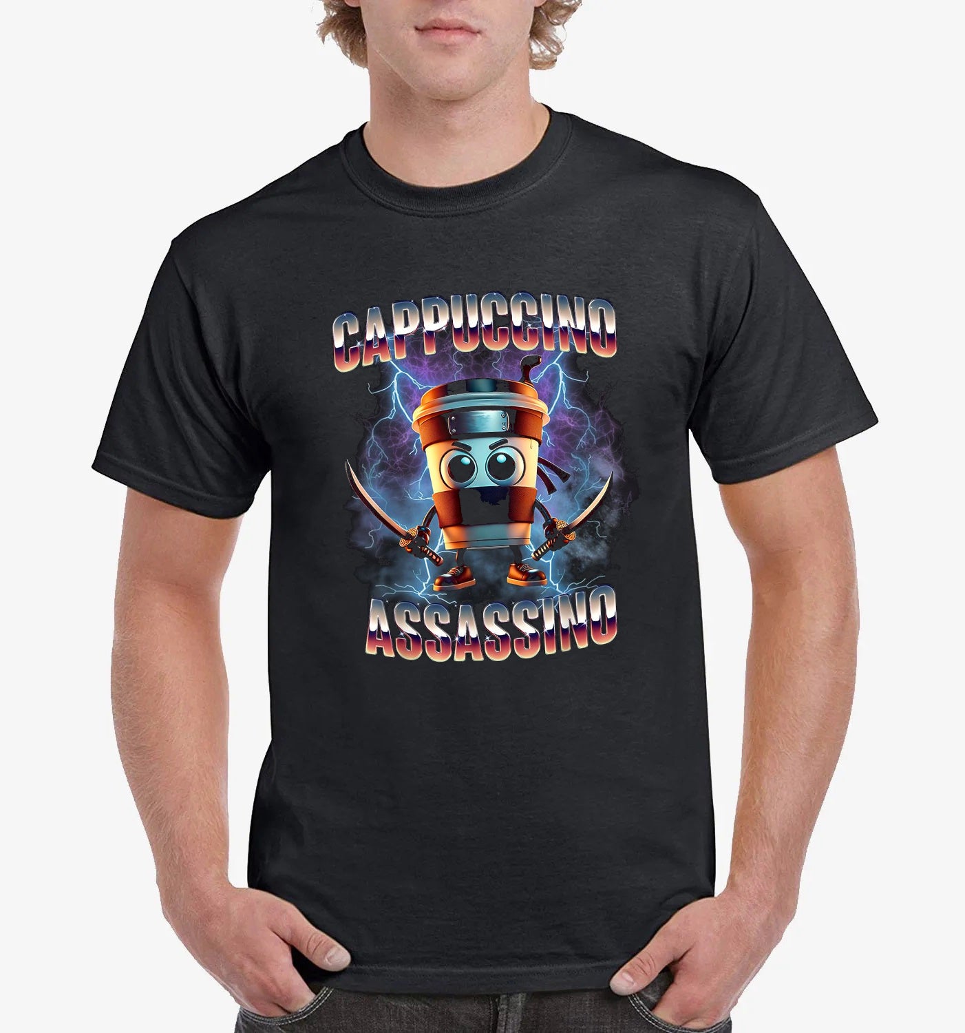Maglietta dei Brain Rot - Cappuccino Assassino