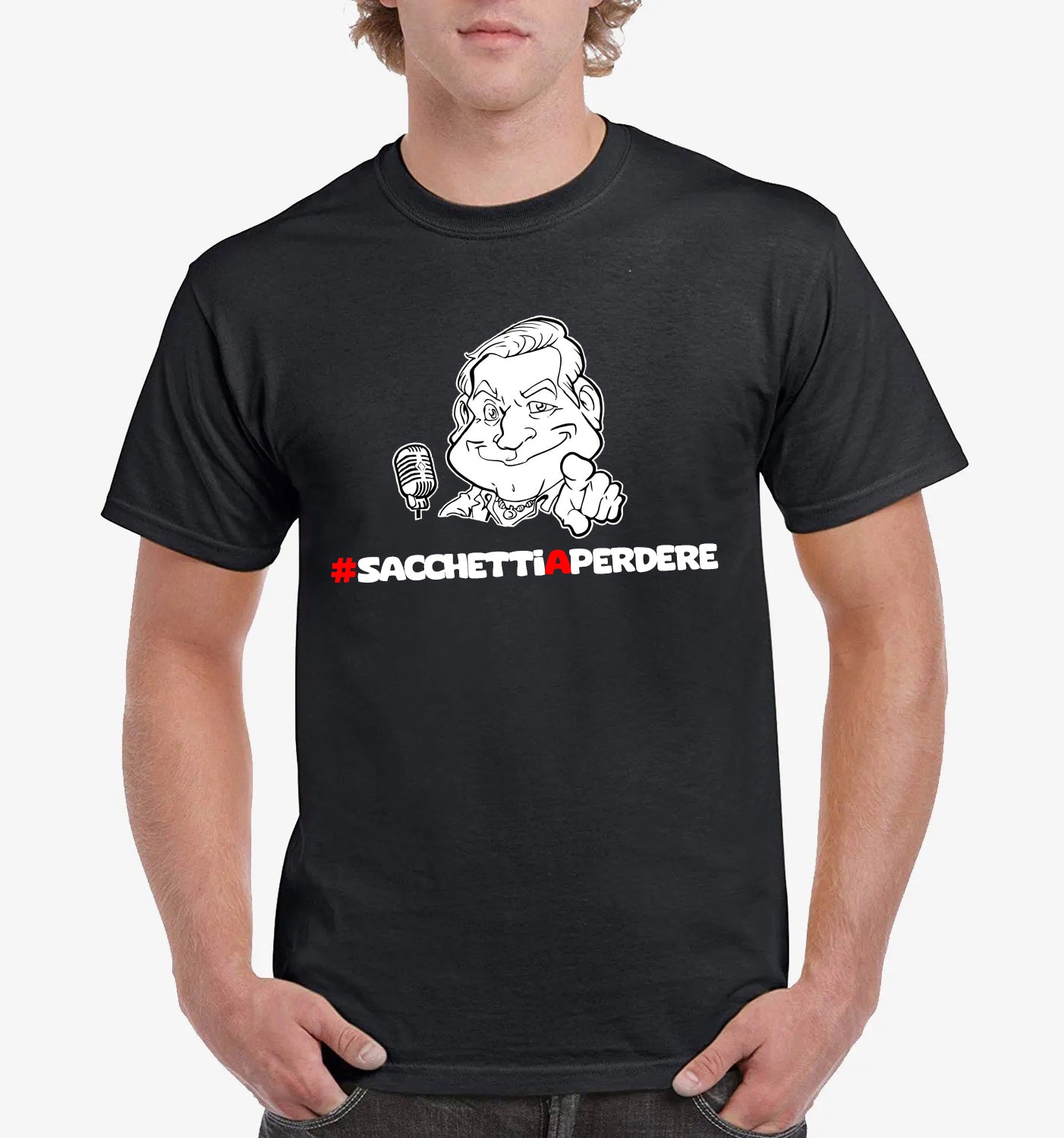 Maglietta di Enzo Spatalino "Sacchetti a Perdere"