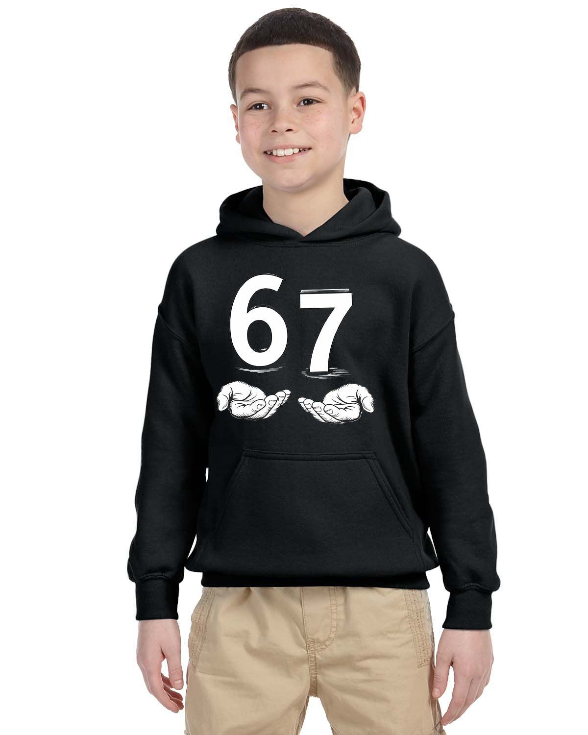 Felpa 6-7 Meme Six Seven bambini
