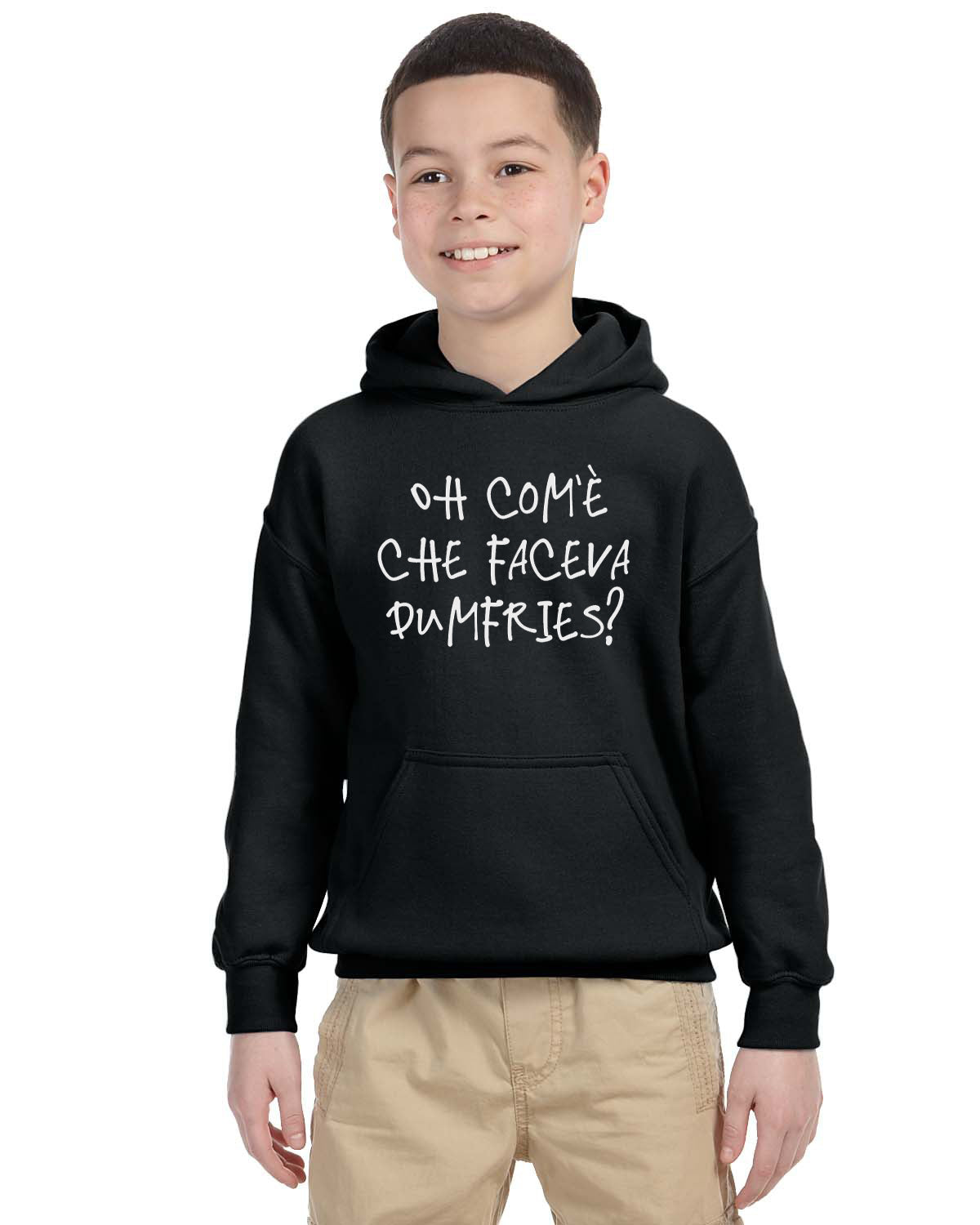 Felpa "Oh com'è che faceva Dumfries?"