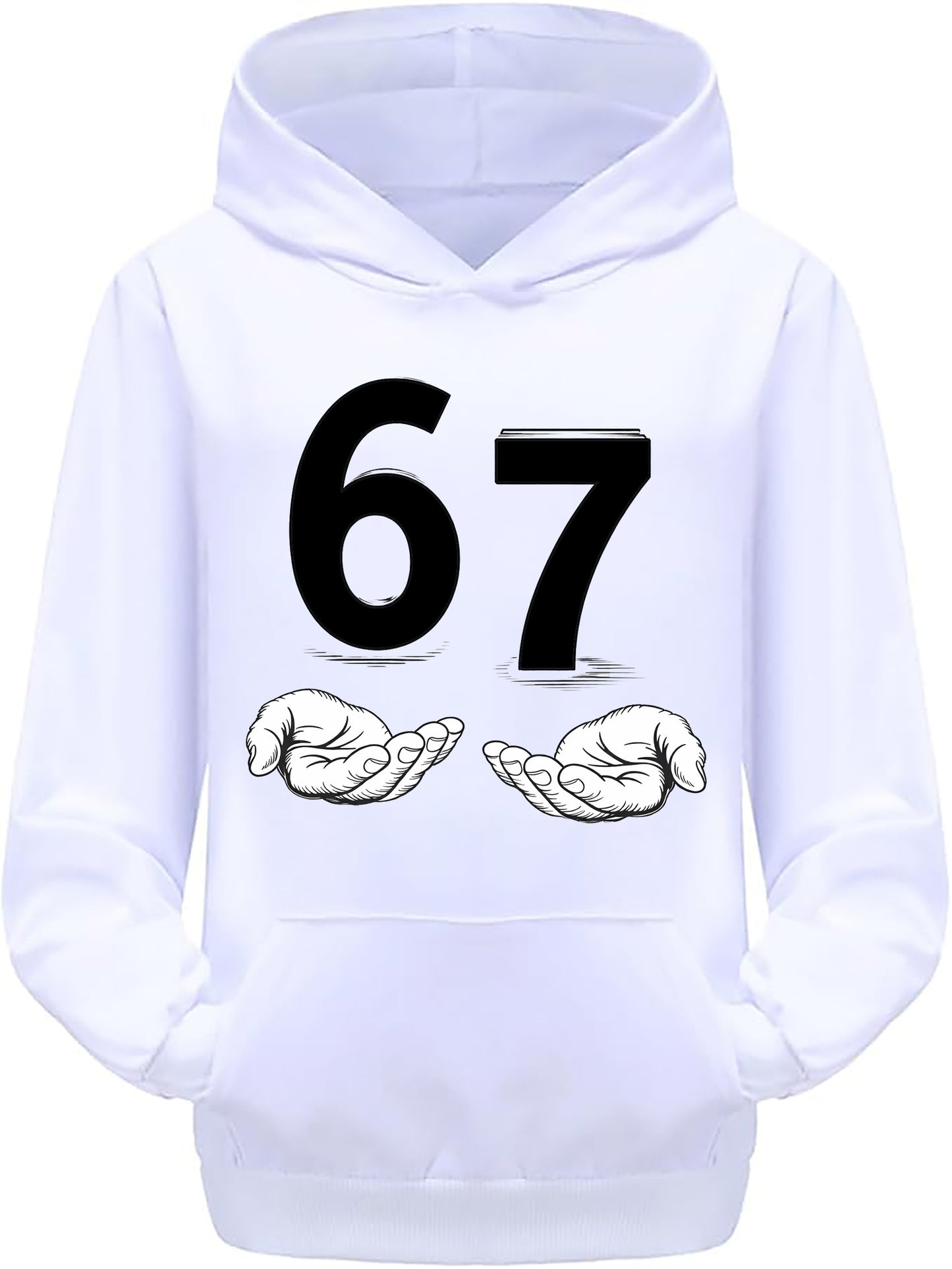 Felpa 6-7 Meme Six Seven bambini