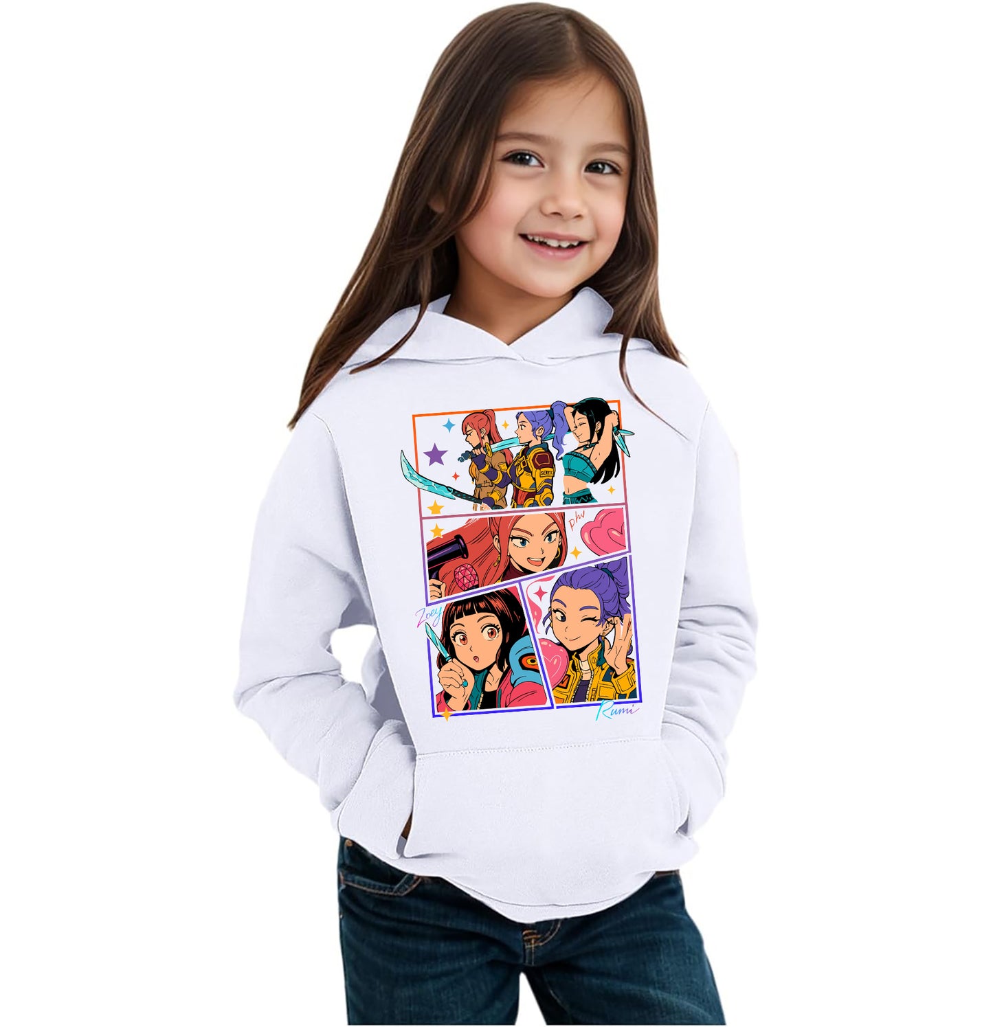 Felpa delle Huntrix - Mira, Zoey e Rumi v.3