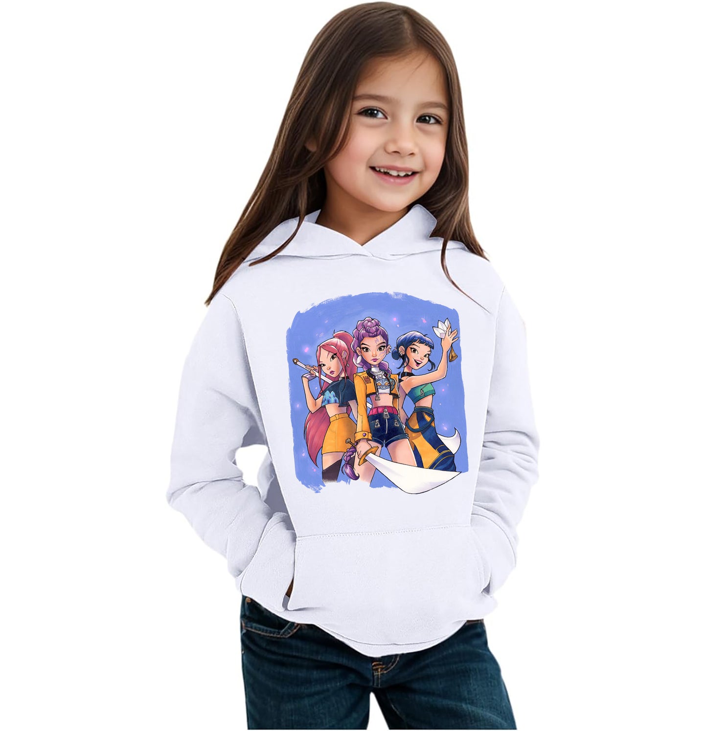 Felpa delle Huntrix - Mira, Zoey e Rumi v.6