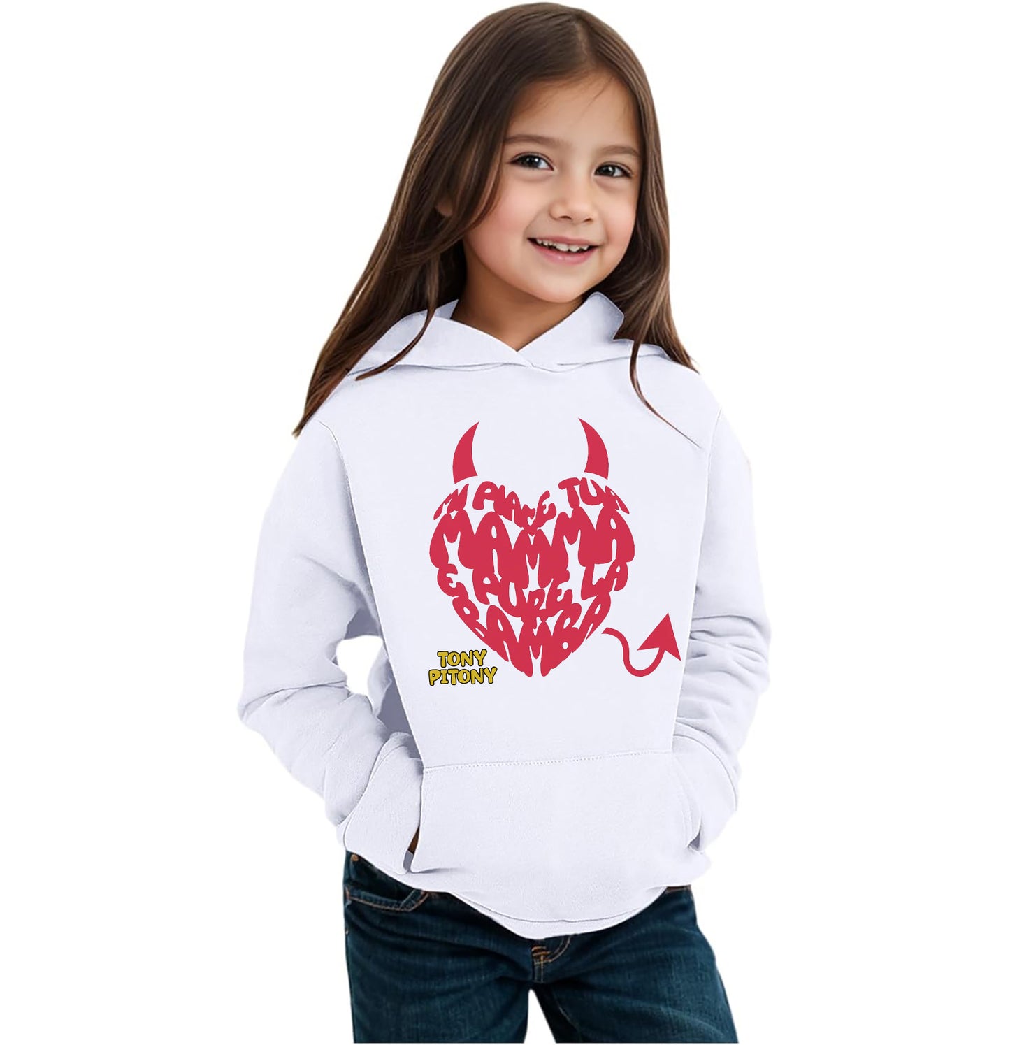 Felpa TonyPitony v.3 - Mi piace tua mamma e pure la bamba