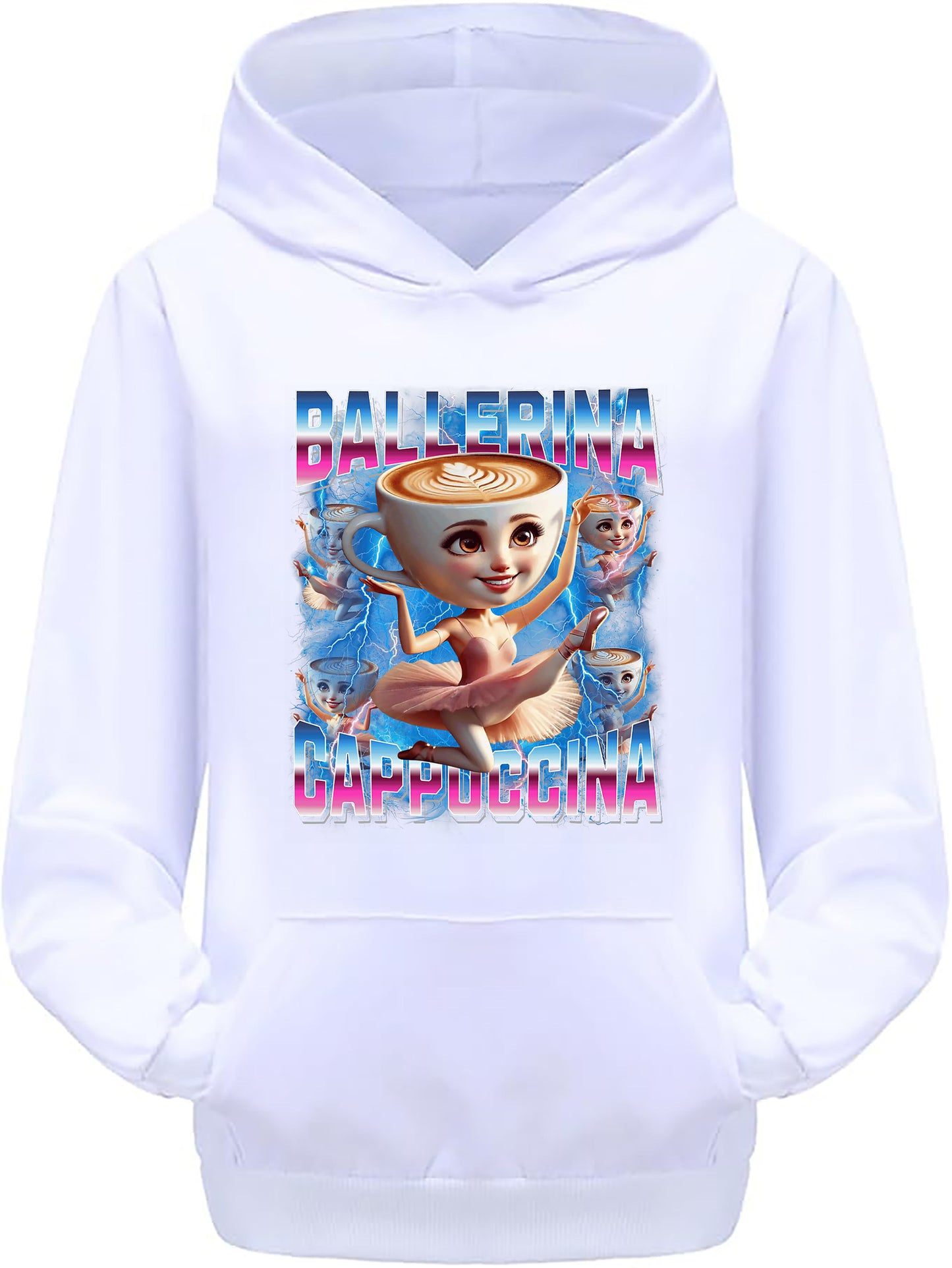 Felpa dei Brain Rot - Ballerina Cappuccina