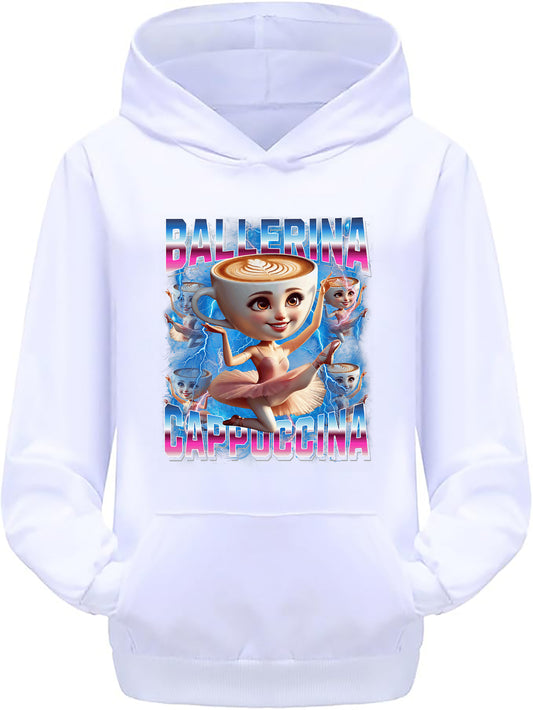 Felpa dei Brain Rot - Ballerina Cappuccina