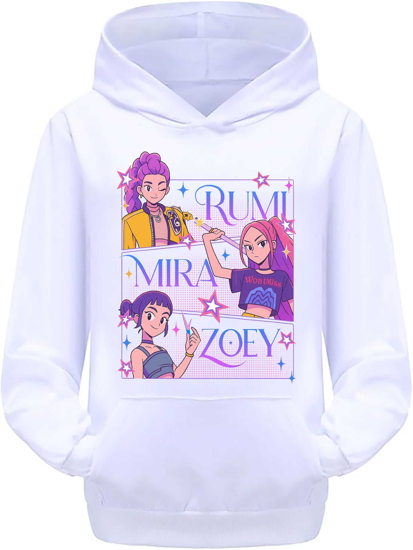 Felpa delle Huntrix - Mira, Zoey e Rumi v.4