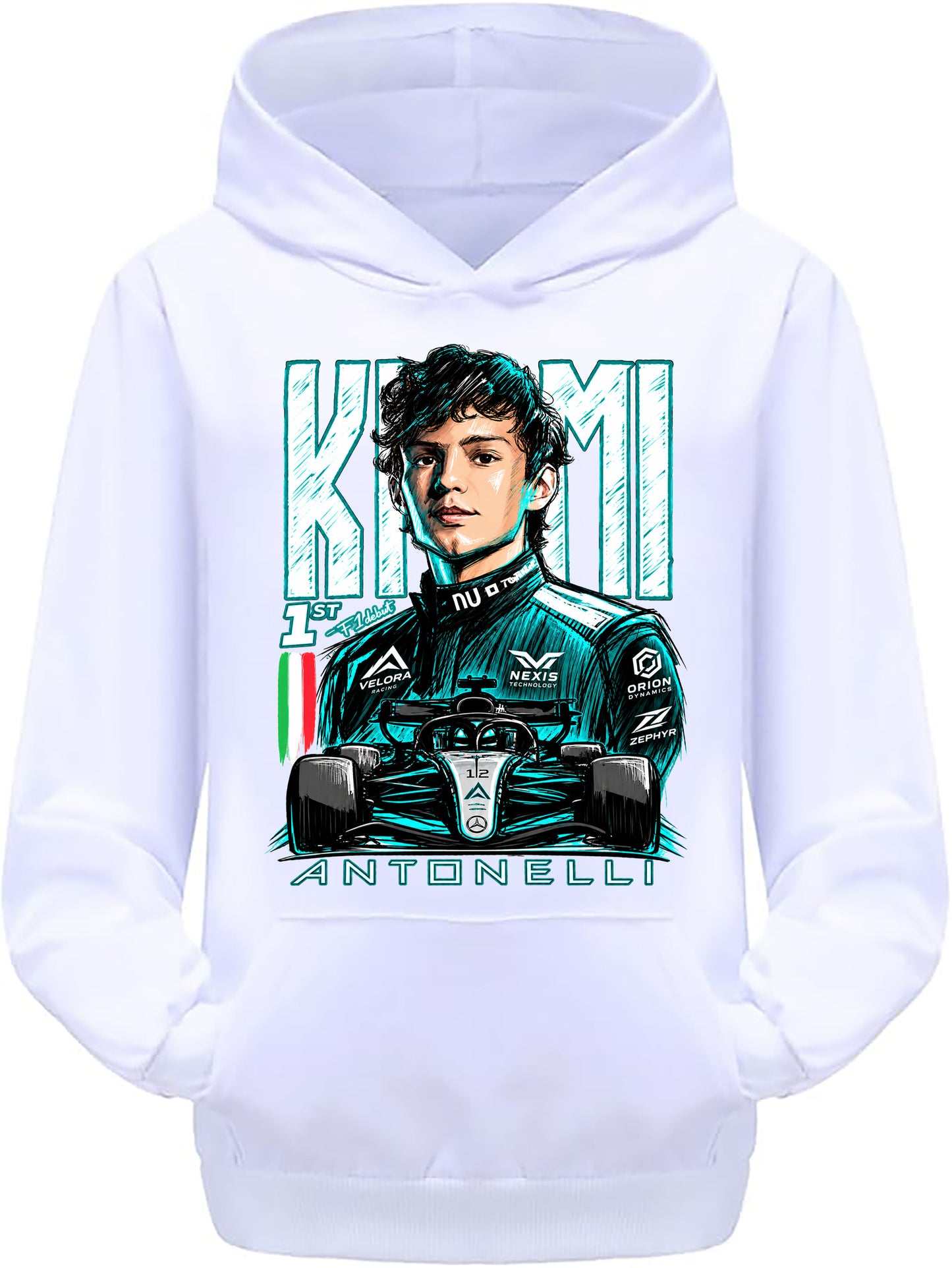 Felpa di Kimi Antonelli AKA 12 v.2