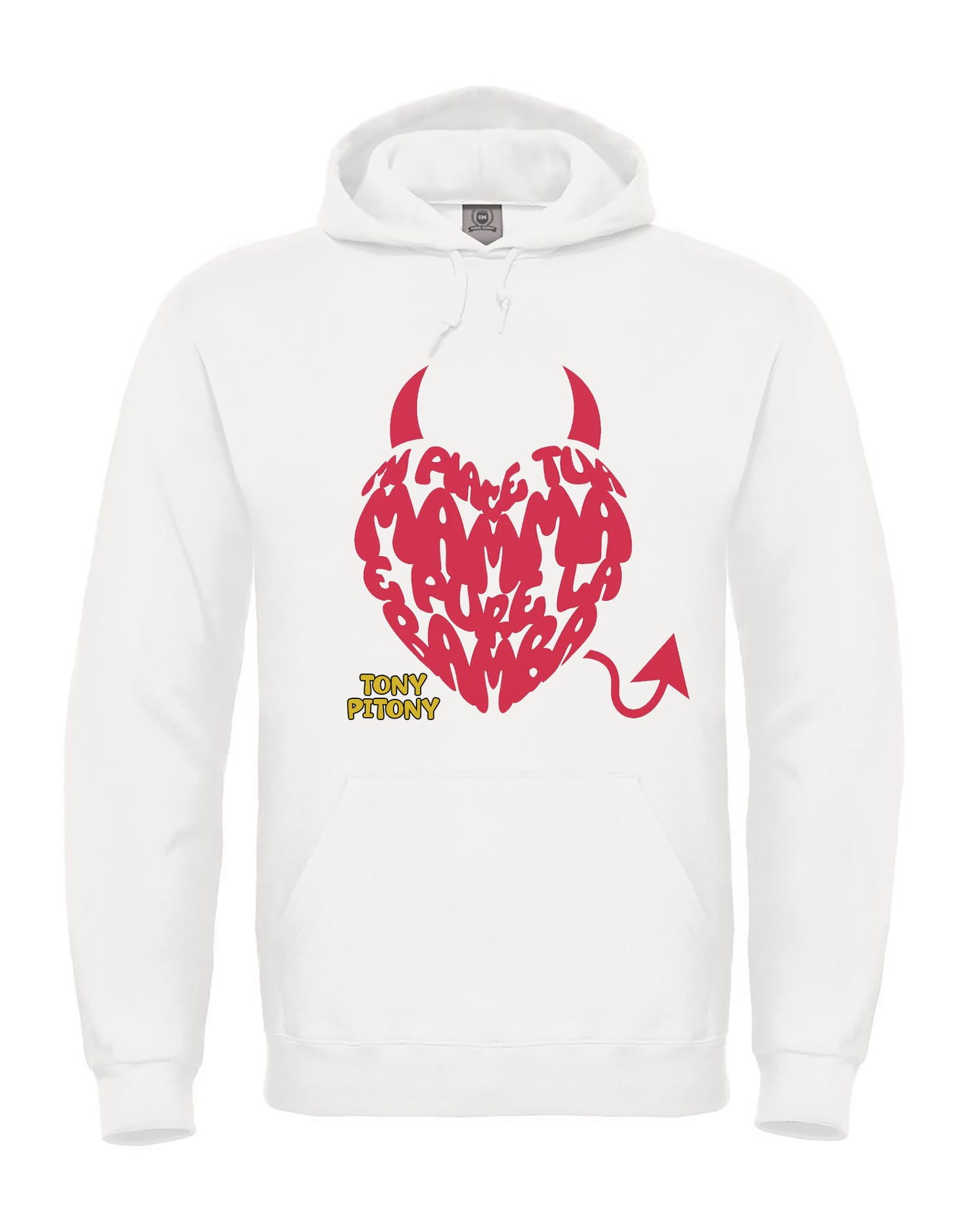 Felpa TonyPitony v.3 - Mi piace tua mamma e pure la bamba