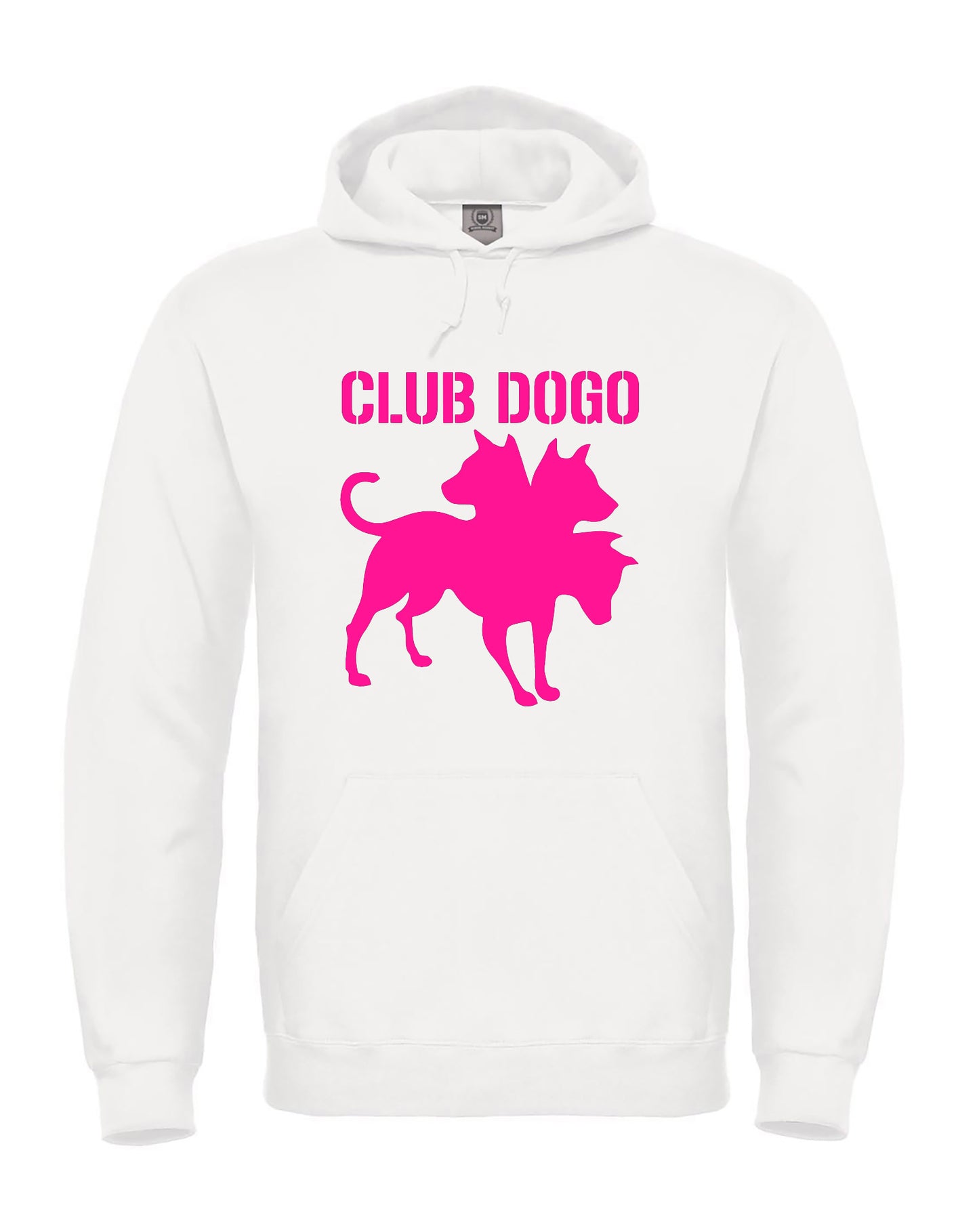 Felpa dei Club Dogo Rosa Fluo