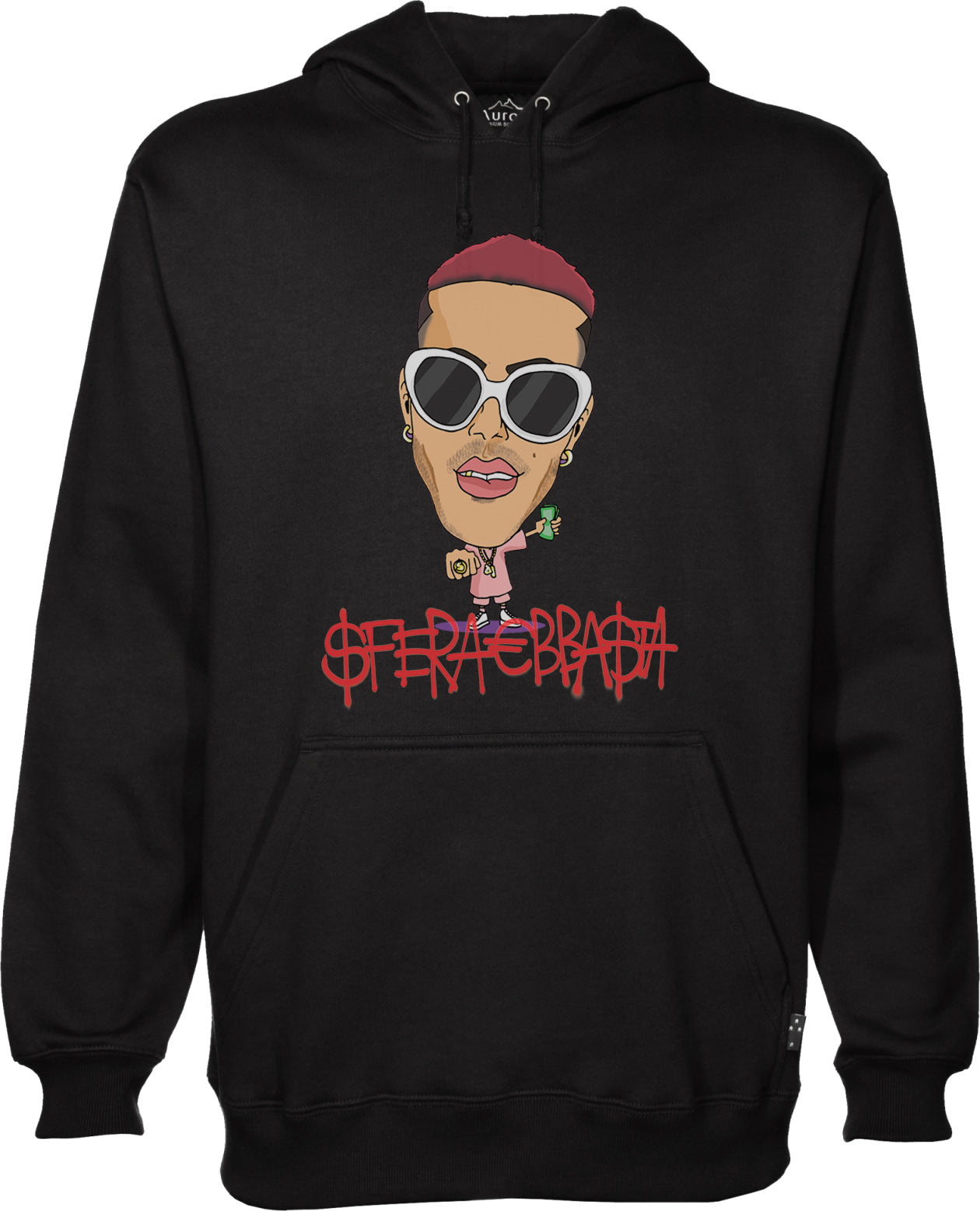 Felpa fumetto di Sfera Ebbasta BHMG