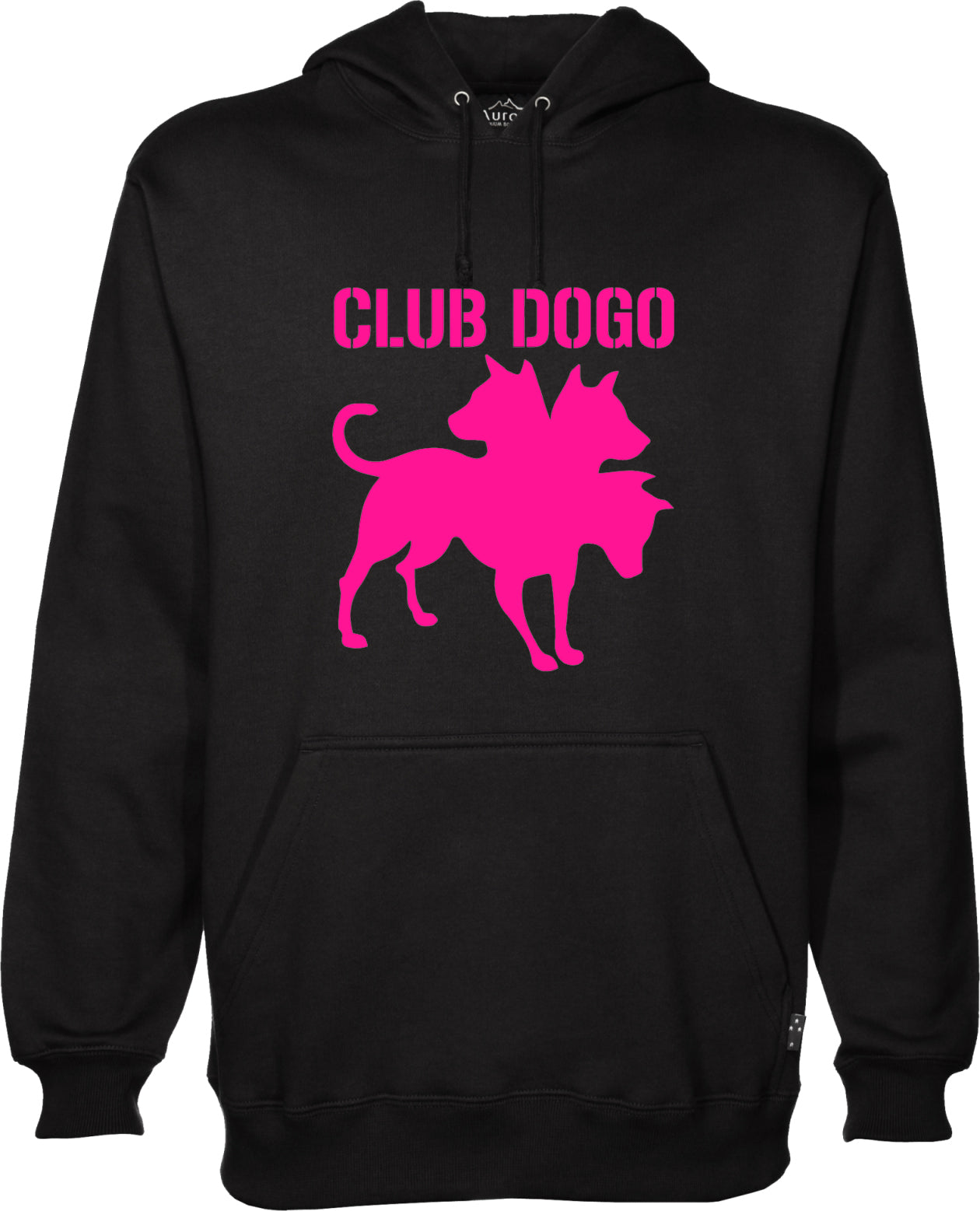 Felpa dei Club Dogo Rosa Fluo
