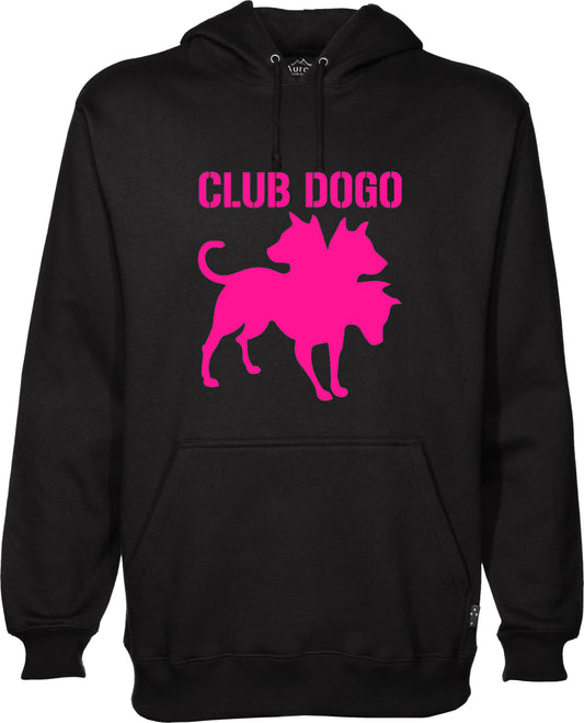Felpa dei Club Dogo Rosa Fluo