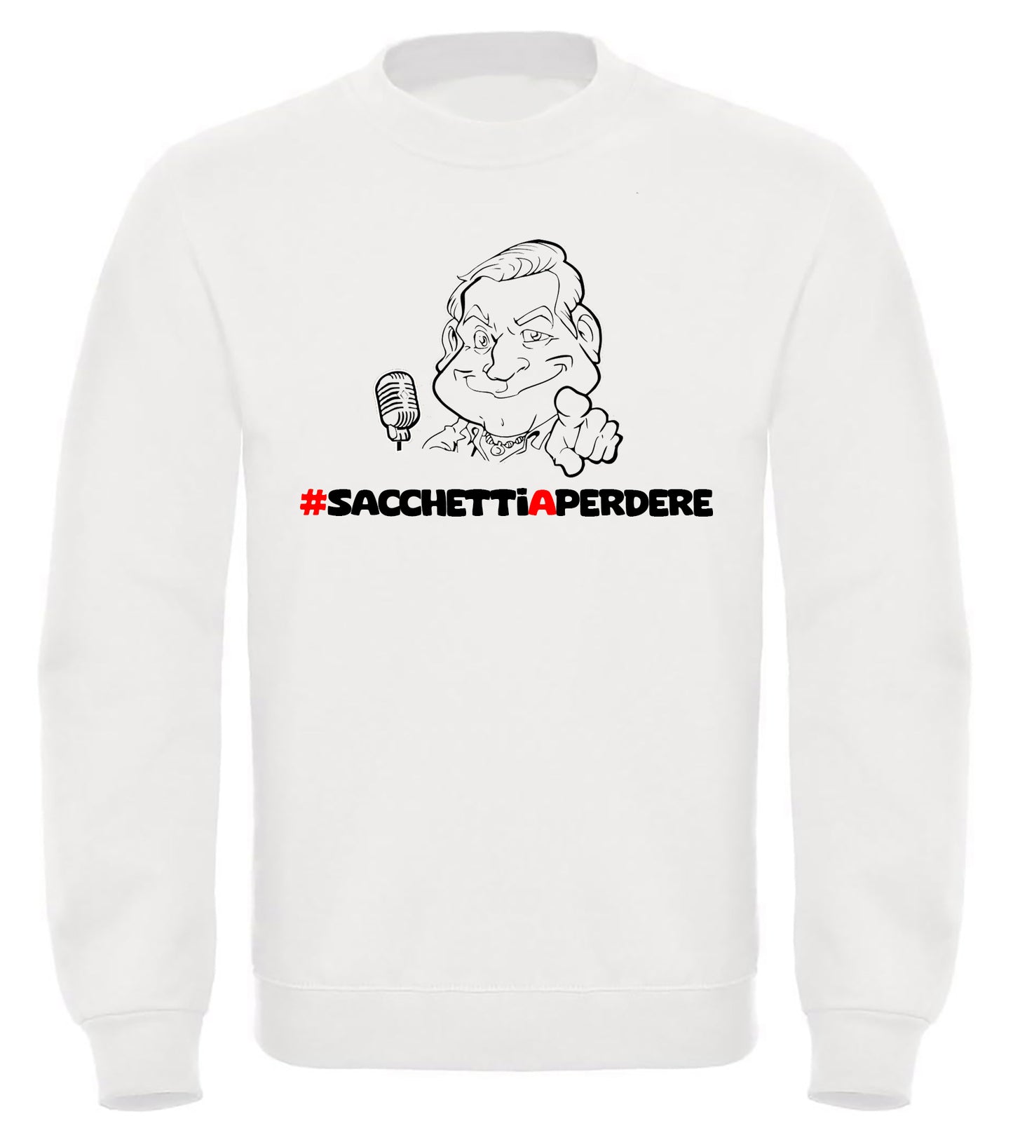 Felpa di Enzo Spatalino "Sacchetti a Perdere"