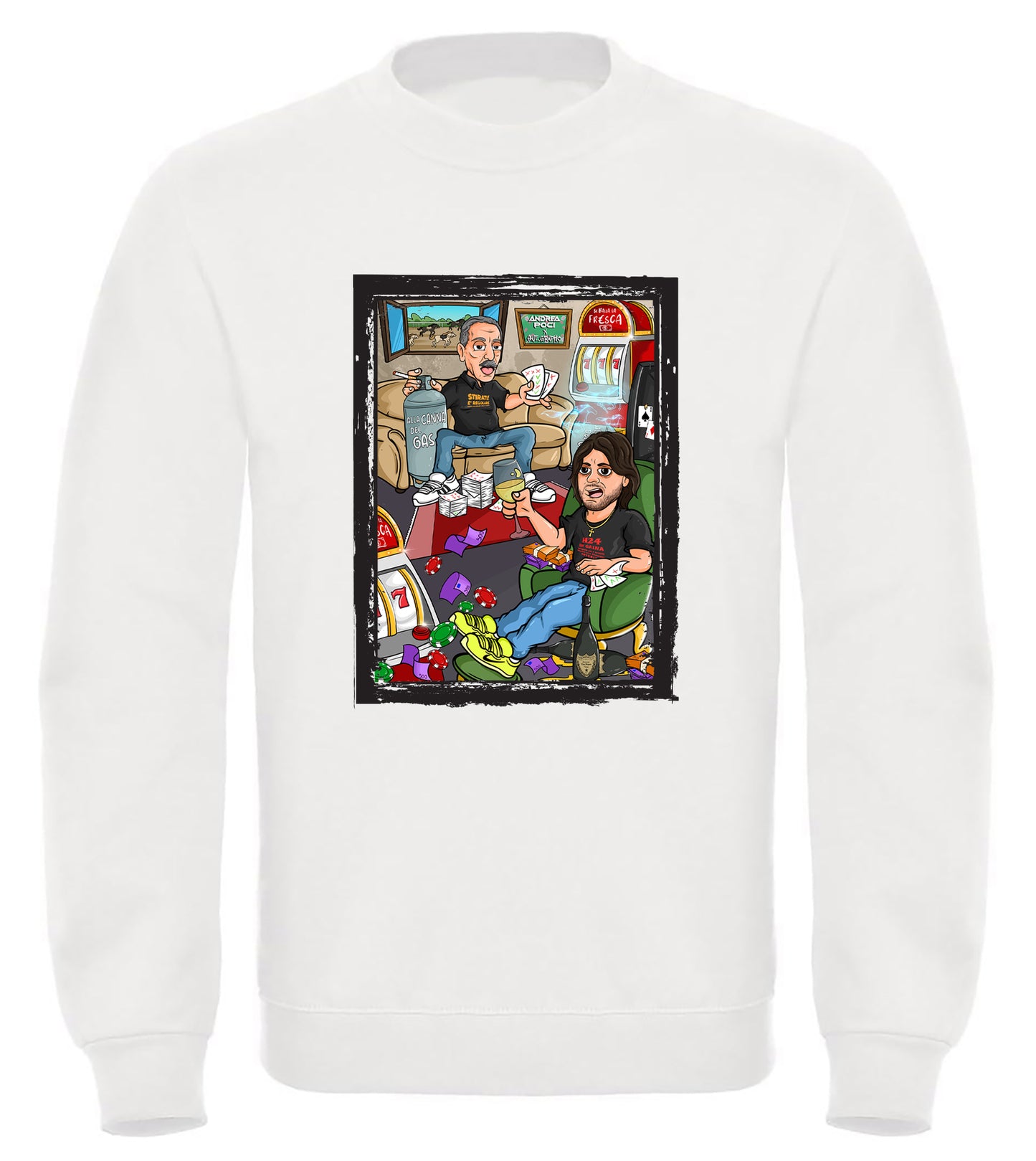 Felpa Fumetto di Filippo Champagne e Nevio Lo Stirato LIMITED EDITION