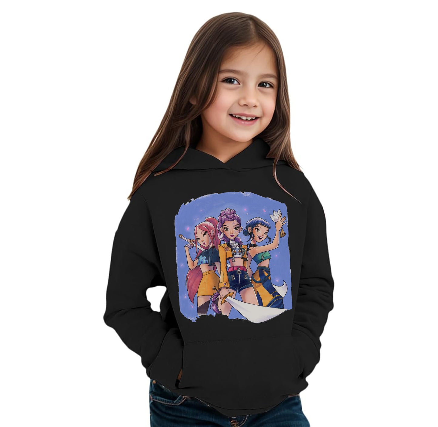 Felpa delle Huntrix - Mira, Zoey e Rumi v.6