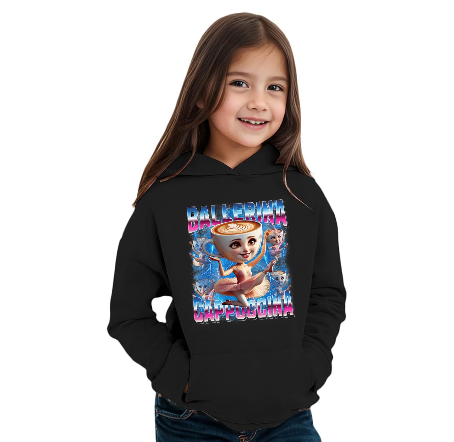 Felpa dei Brain Rot - Ballerina Cappuccina