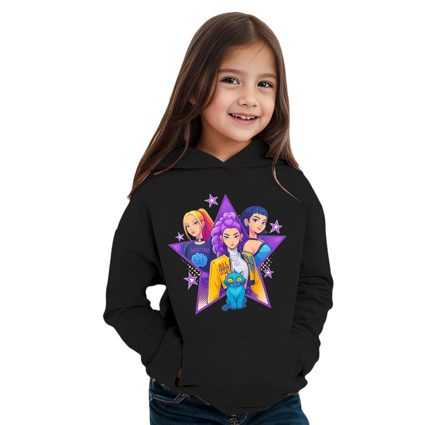 Felpa delle Huntrix - Mira, Zoey e Rumi v.5