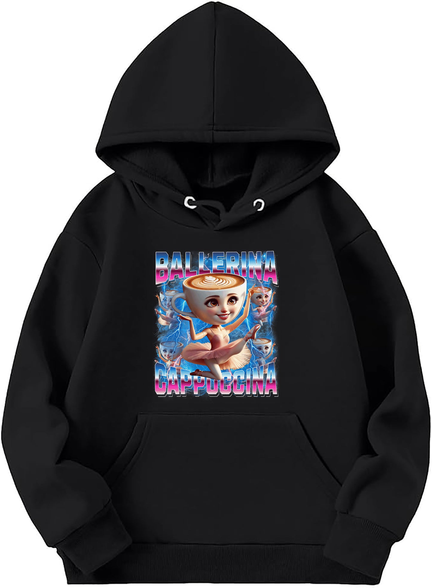 Felpa dei Brain Rot - Ballerina Cappuccina