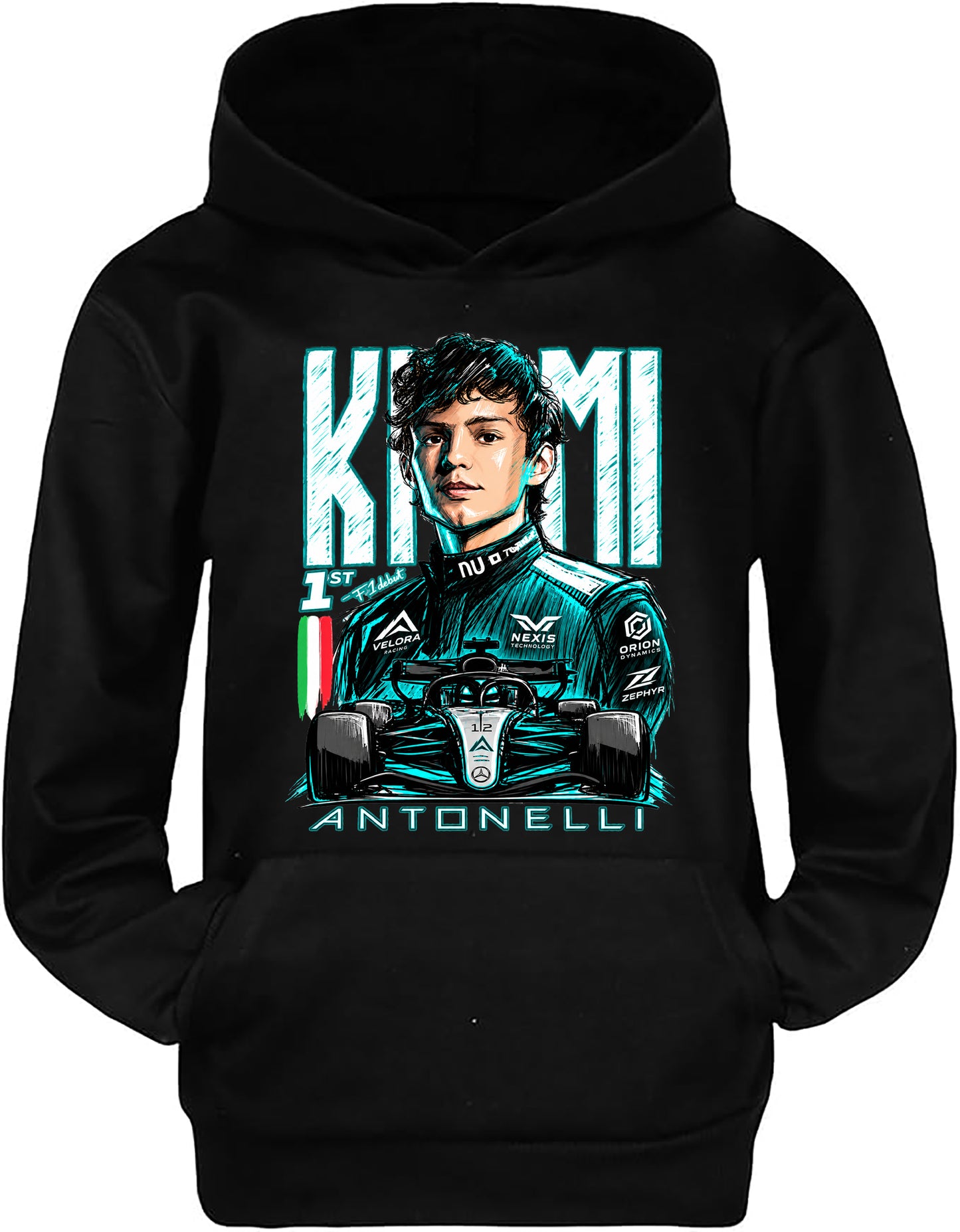 Felpa di Kimi Antonelli AKA 12 v.2