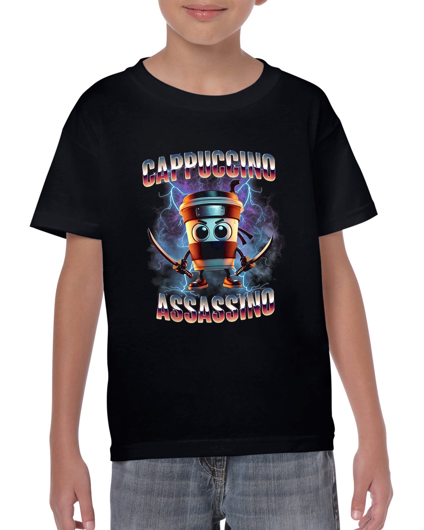 Maglietta dei Brain Rot - Cappuccino Assassino