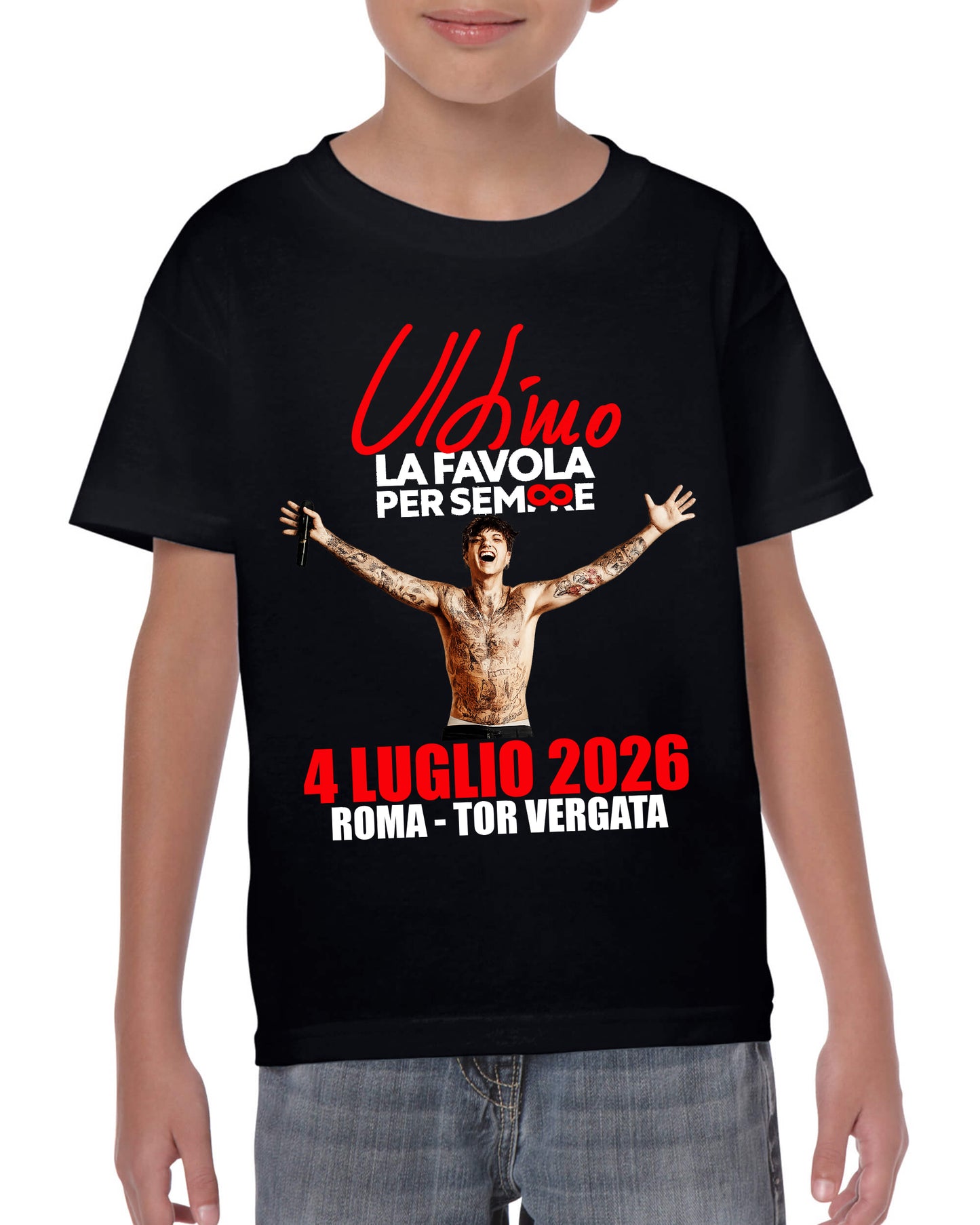 Maglietta di Ultimo La Favola Per Sempre 2026