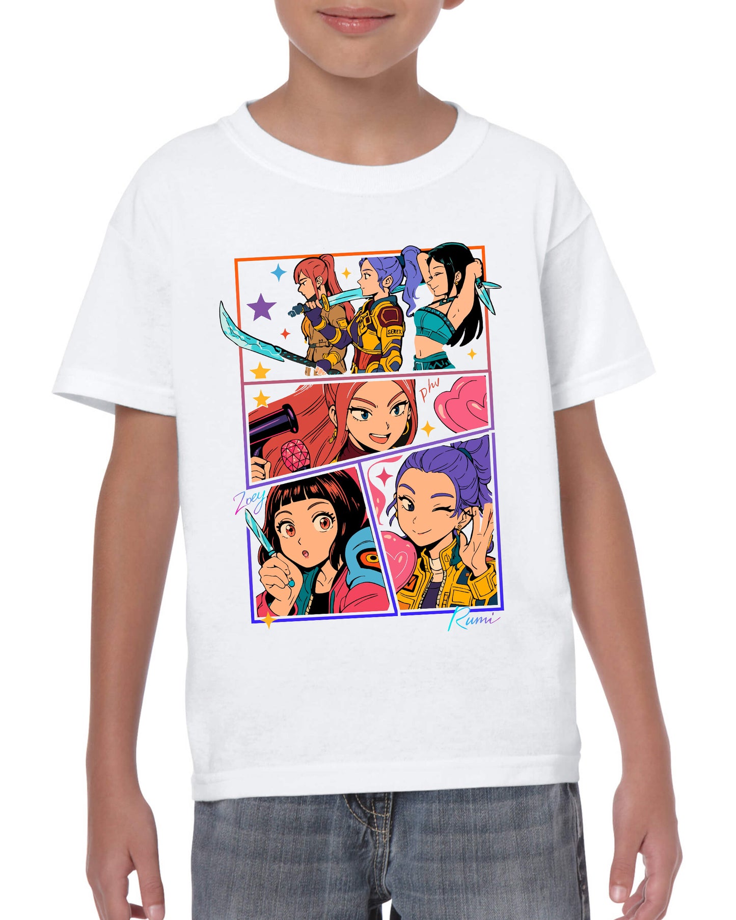 Maglietta di Mira, Zoey e Rumi v3