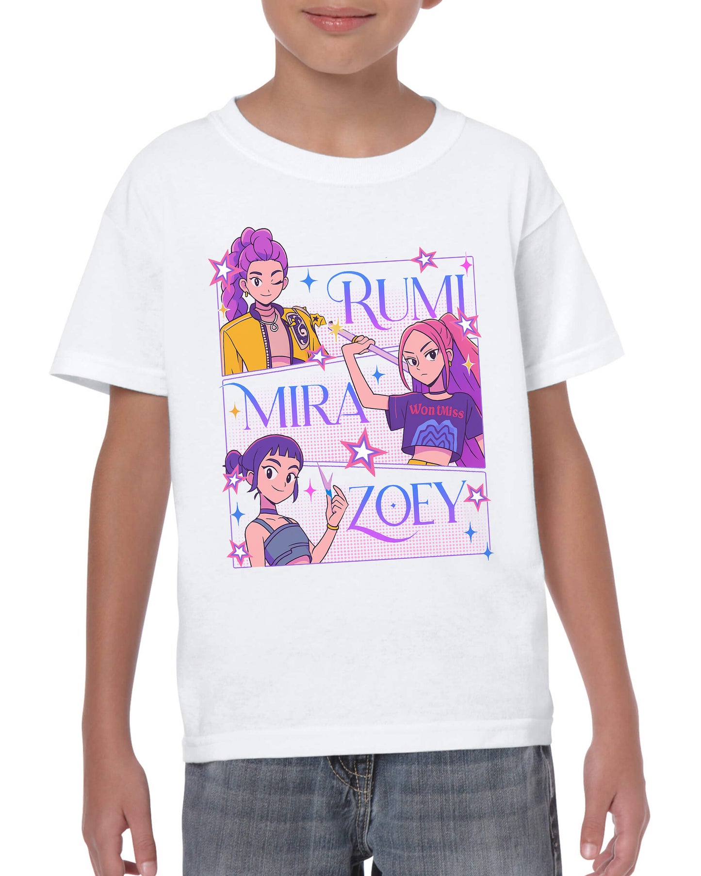 Maglietta di Mira, Zoey e Rumi v4