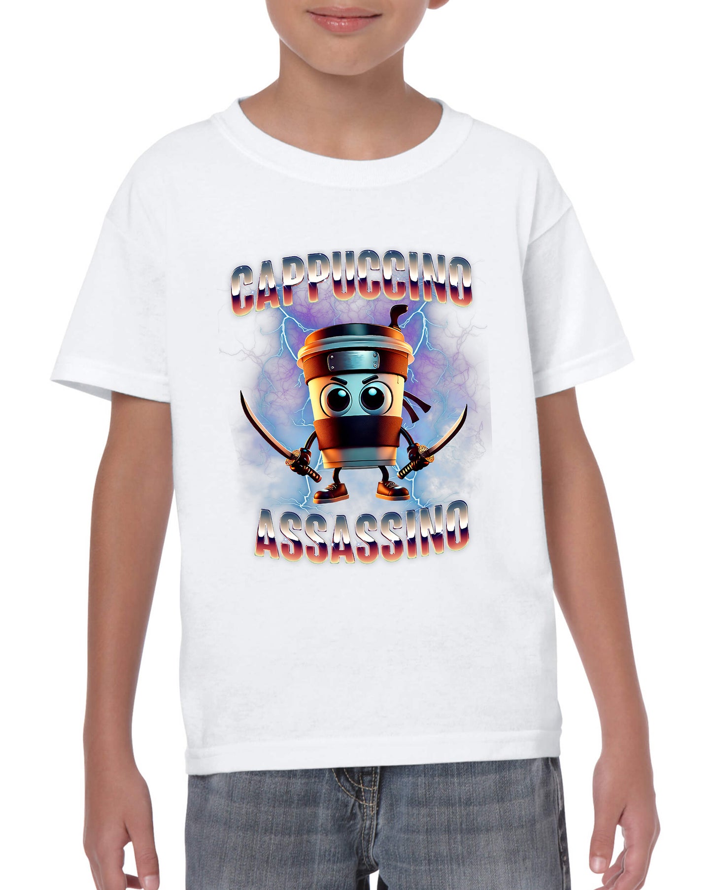 Maglietta dei Brain Rot - Cappuccino Assassino