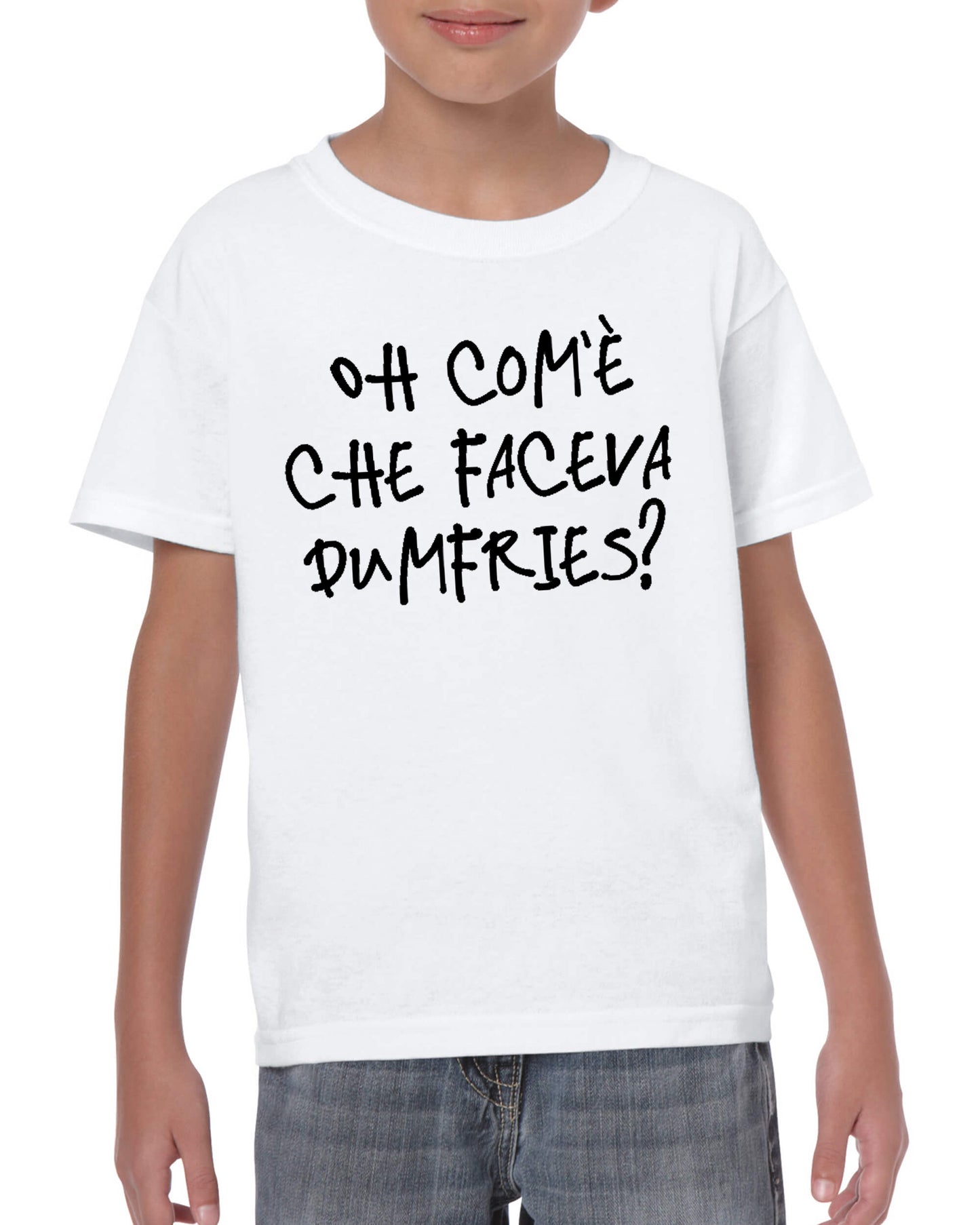 Maglietta "Oh com'è che faceva Dumfries?"